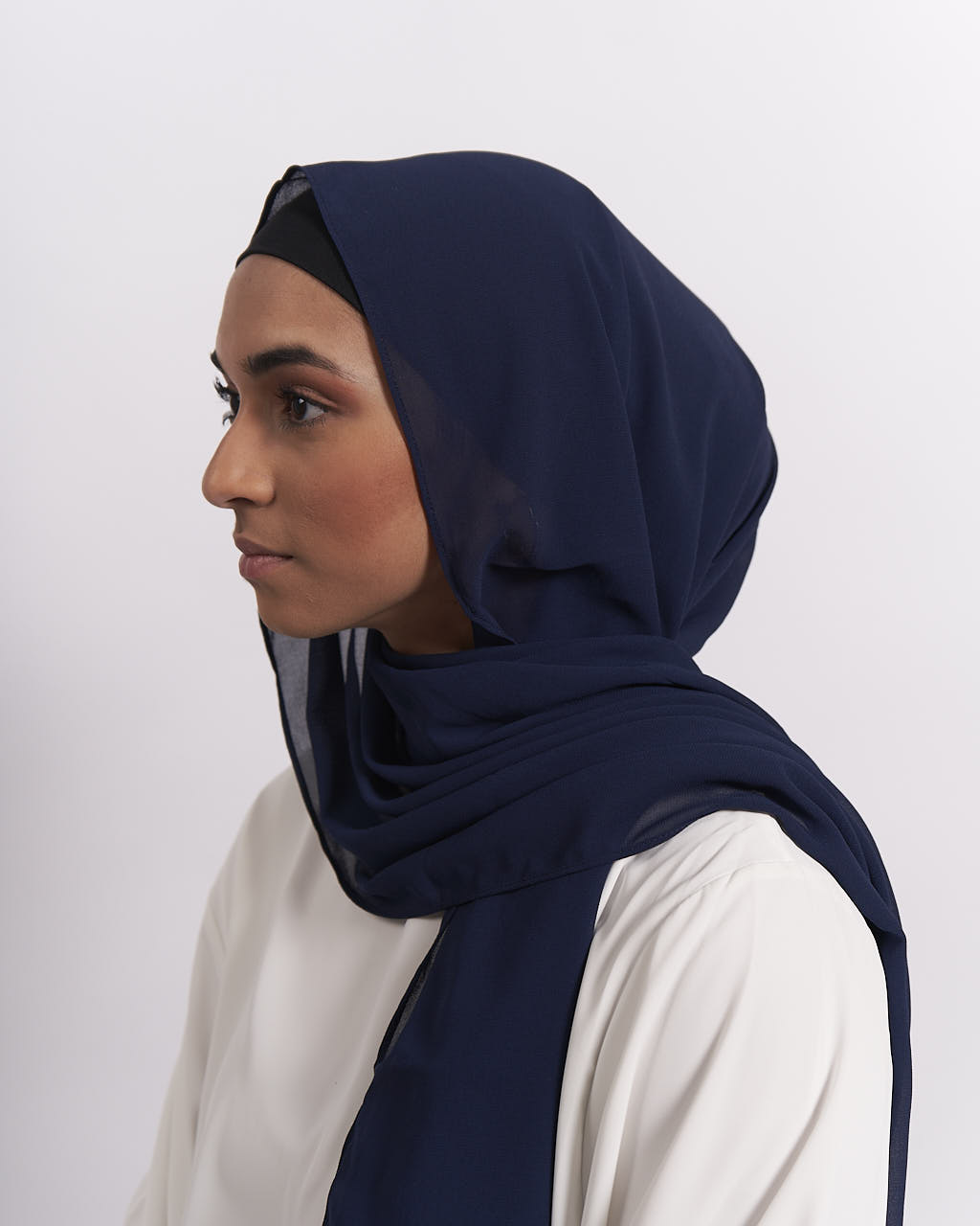 Chiffon Hijab and Matching Hijab Cap