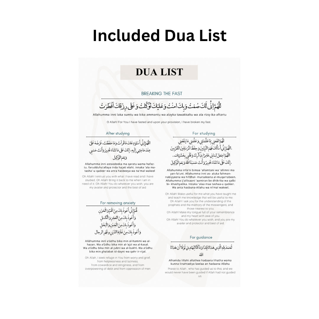 Digital Ramadan Planner Ramadan Planner Fajr Noor