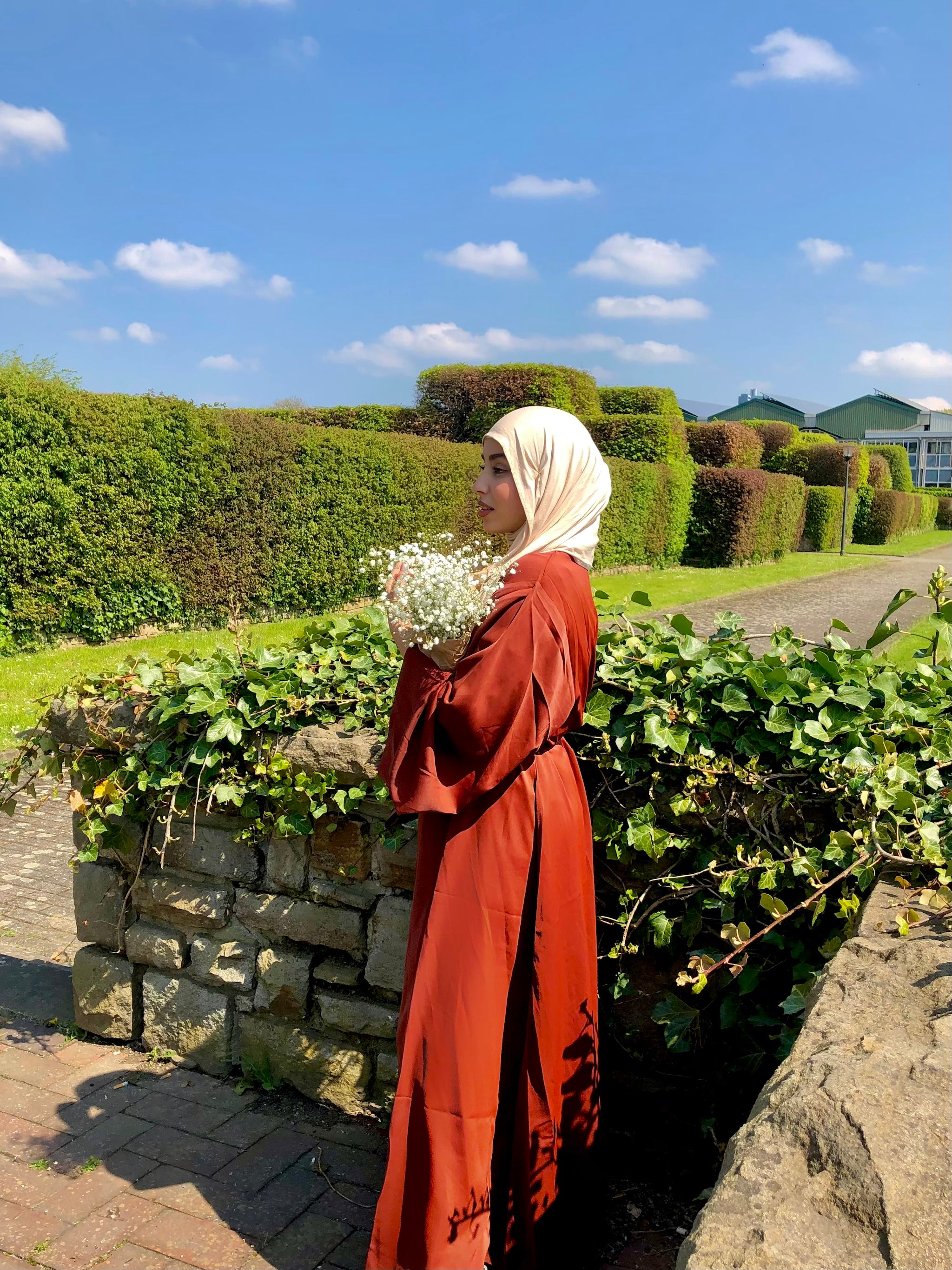 Khatijah Abaya - Chocolate Closed Abaya Fajr Noor