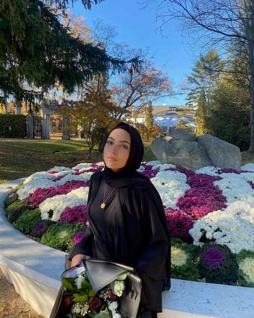 Aisha Abaya + Hijab - Black - Open Abaya - Fajr Noor