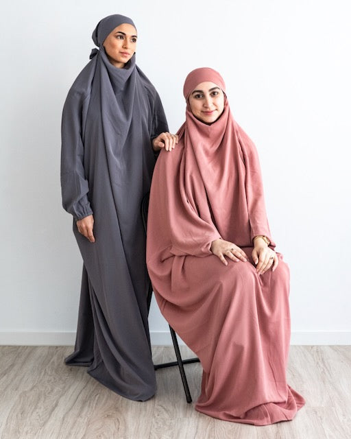One Piece Prayer Jilbab - Pink
