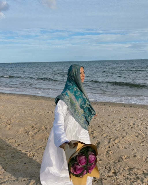 Safa Abaya - White