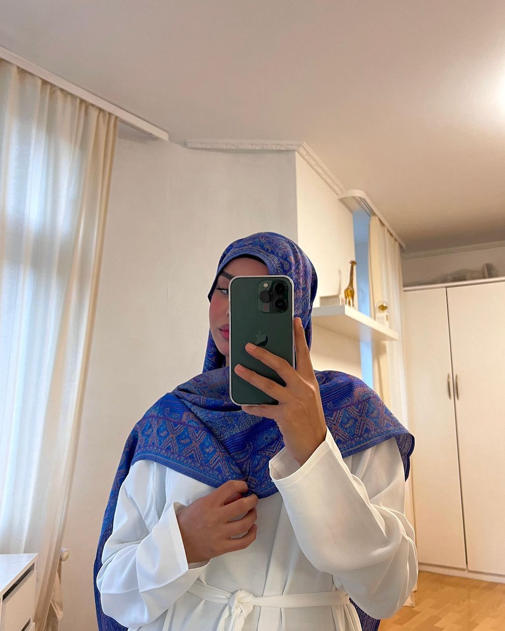 Pashmina Hijab - Majestic Blue Scarves Fajr Noor