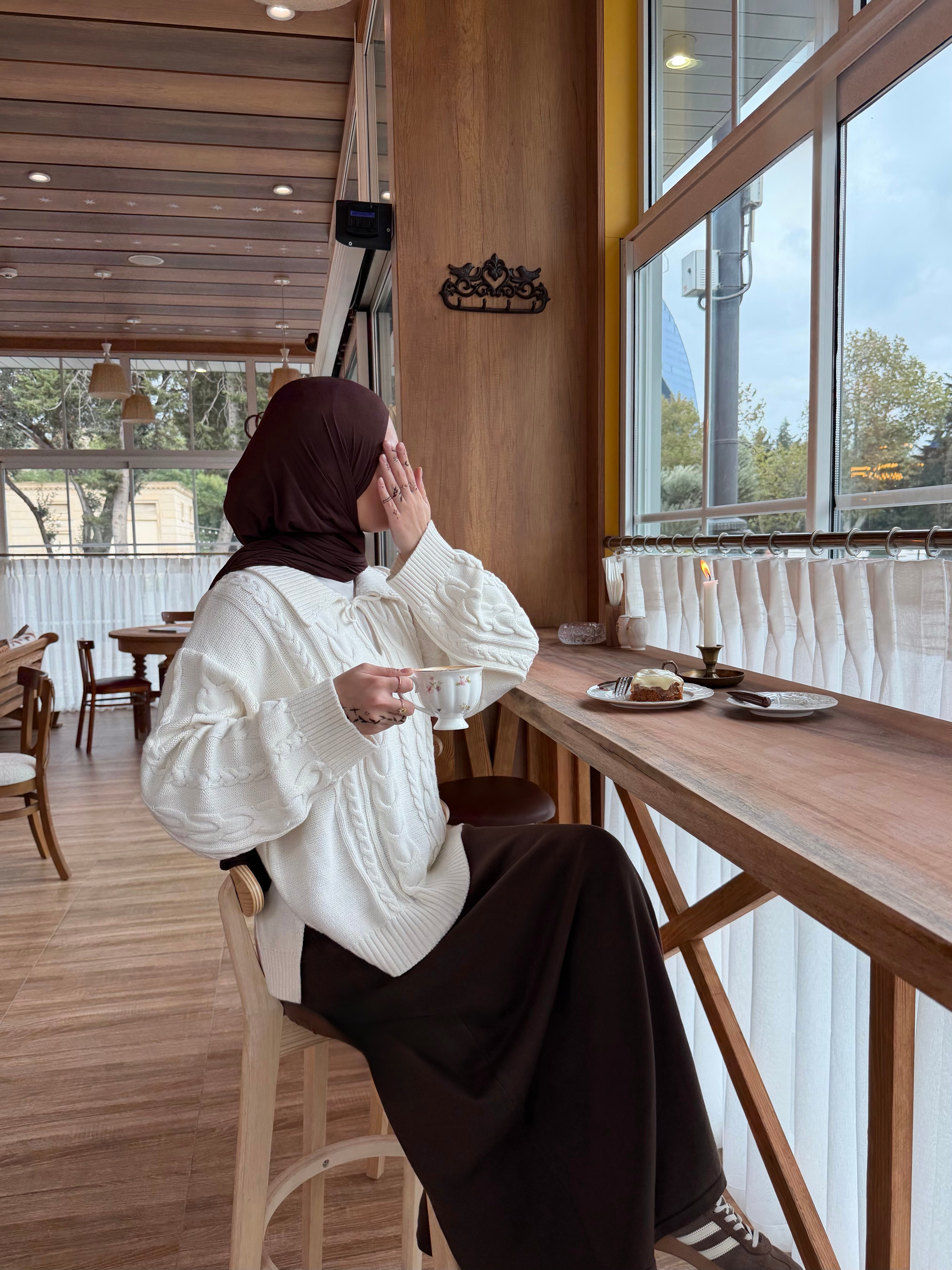 Premium Jersey Hijab - Dark Brown