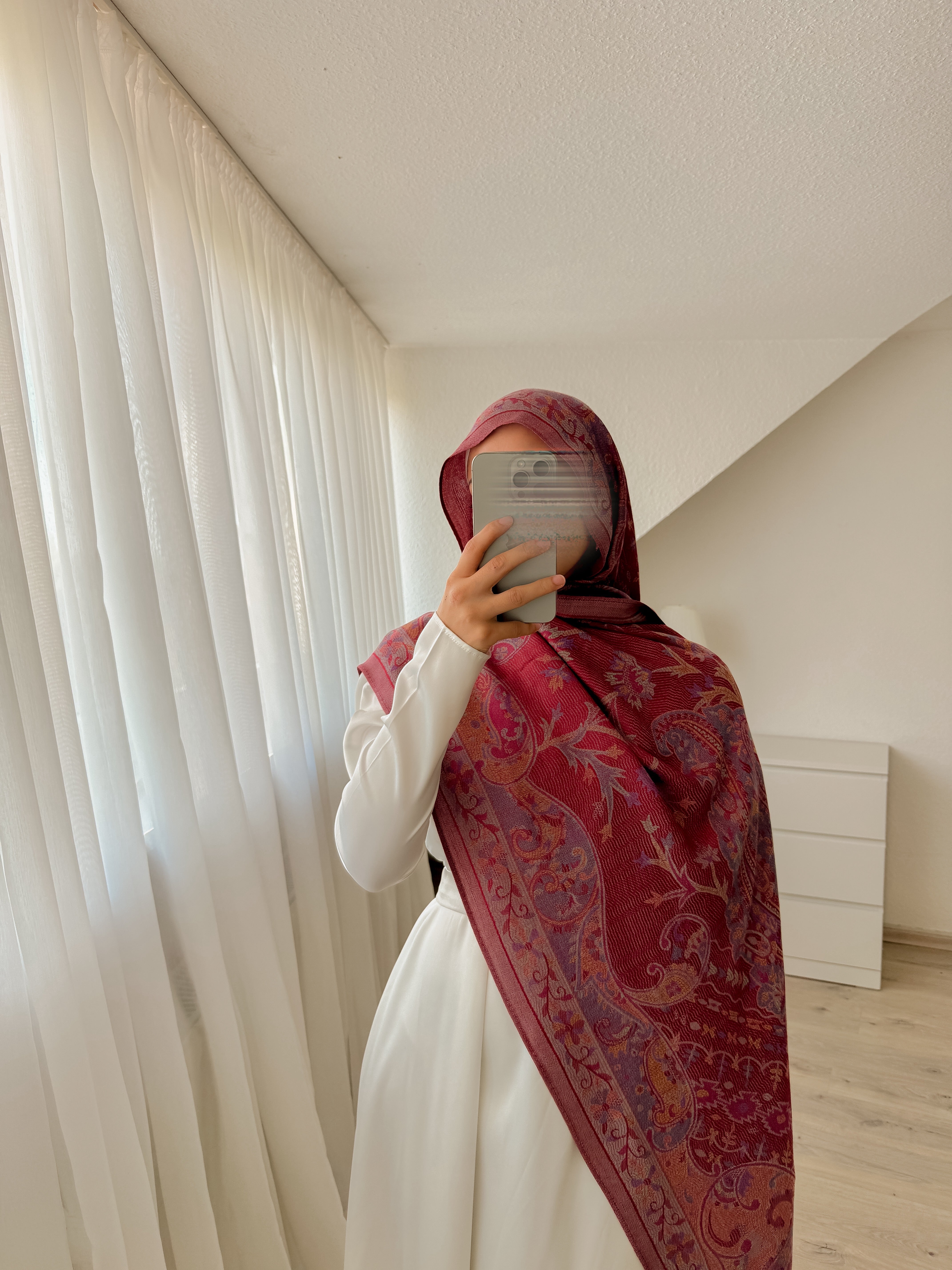 Pashmina Hijab - Rose