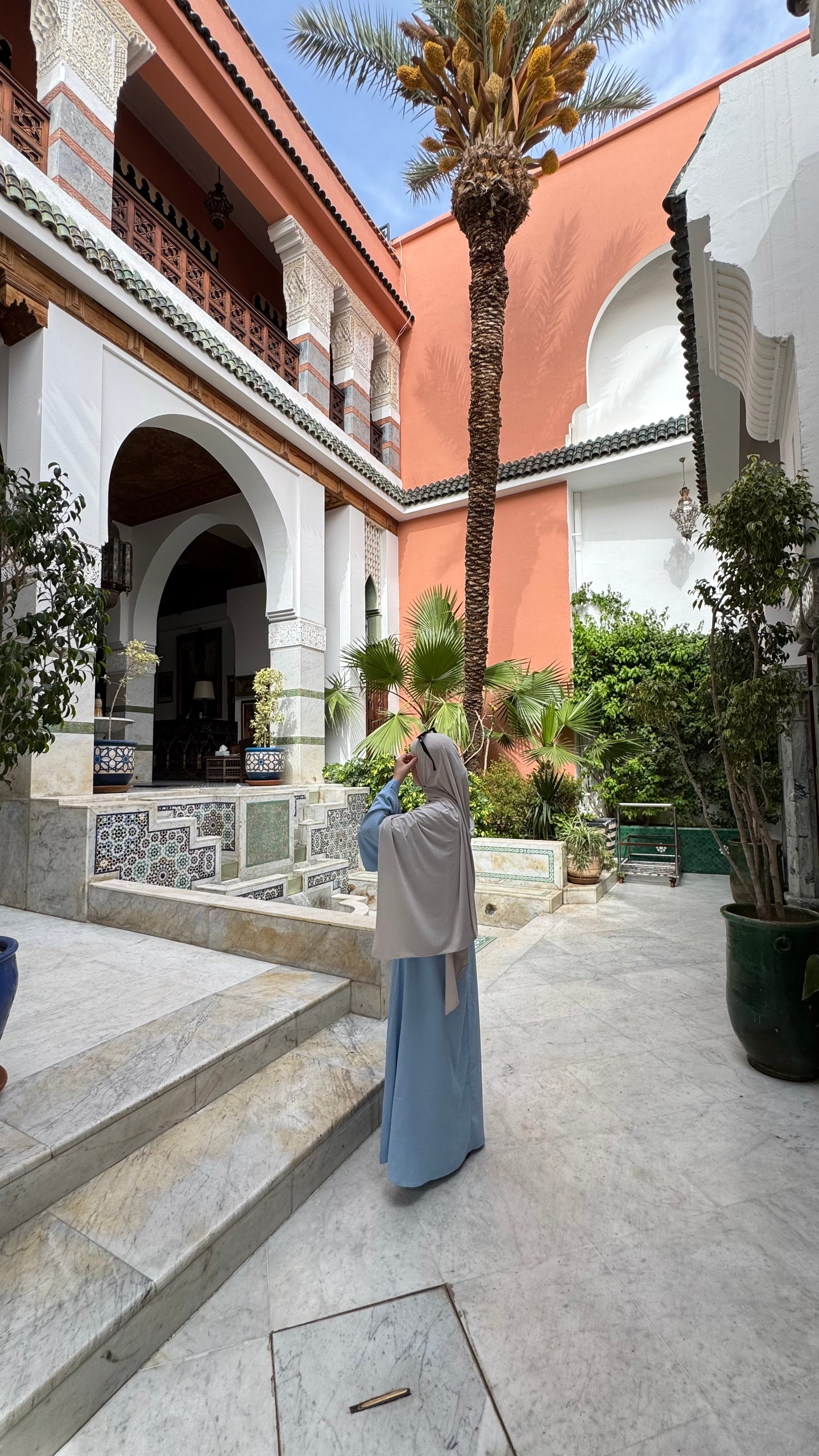 Khatijah Abaya - Sky Blue
