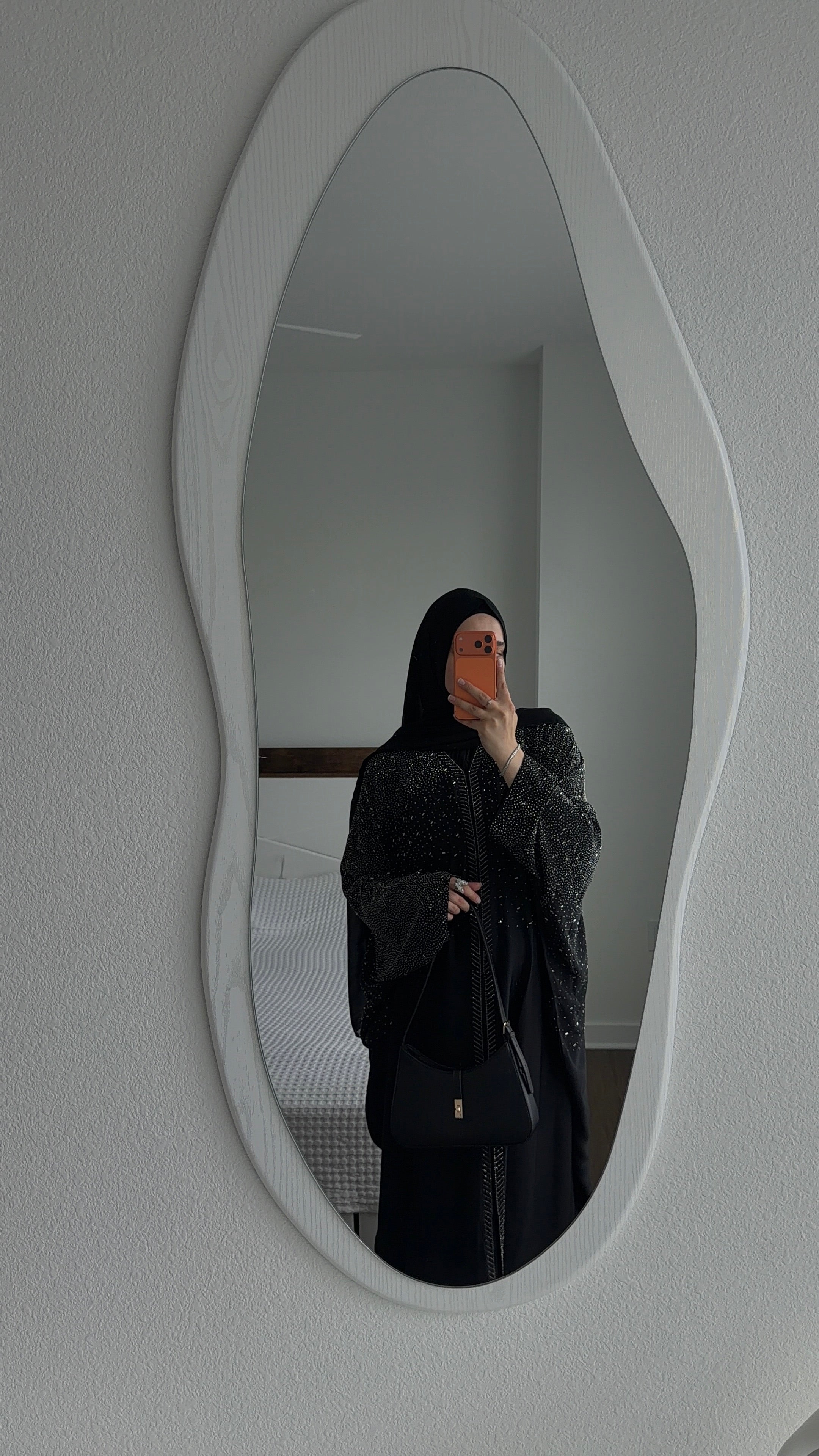 Amina Butterfly Abaya - Black