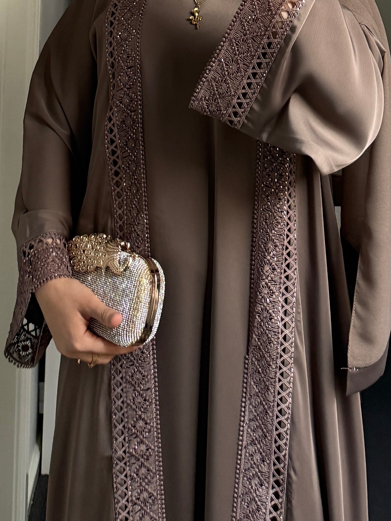 Nourah Everyday Abaya - Mocha