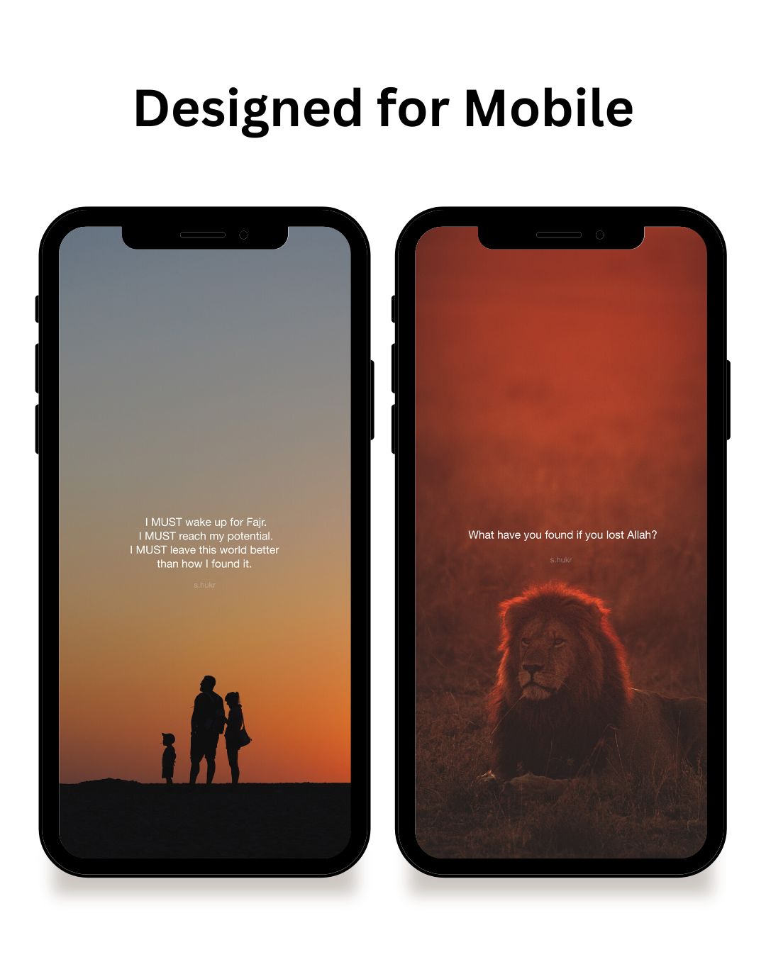 Motivierendes Wallpaper-Paket