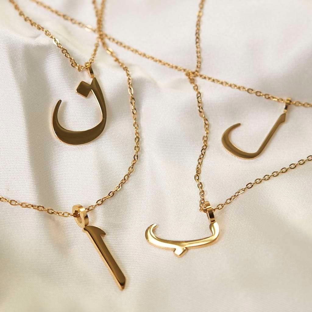 Arabic Letter Necklace Necklace Fajr Noor