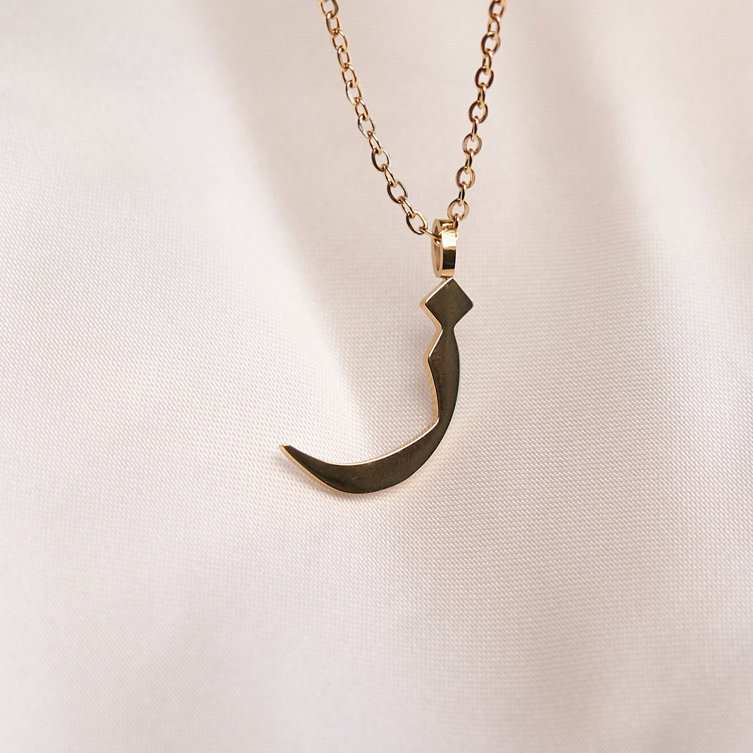 Arabic Letter Necklace Necklace Fajr Noor Z - ز
