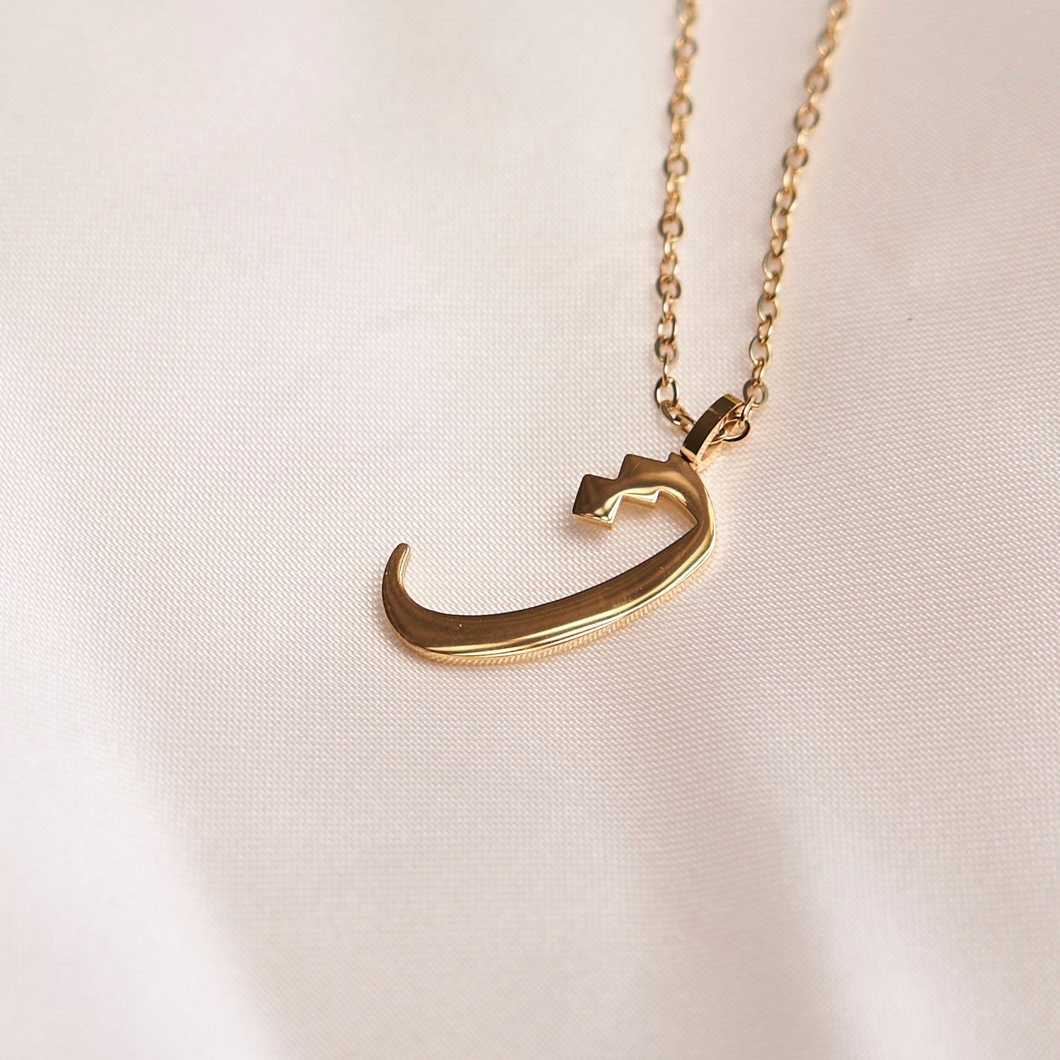 Arabic Letter Necklace Necklace Fajr Noor T - ت