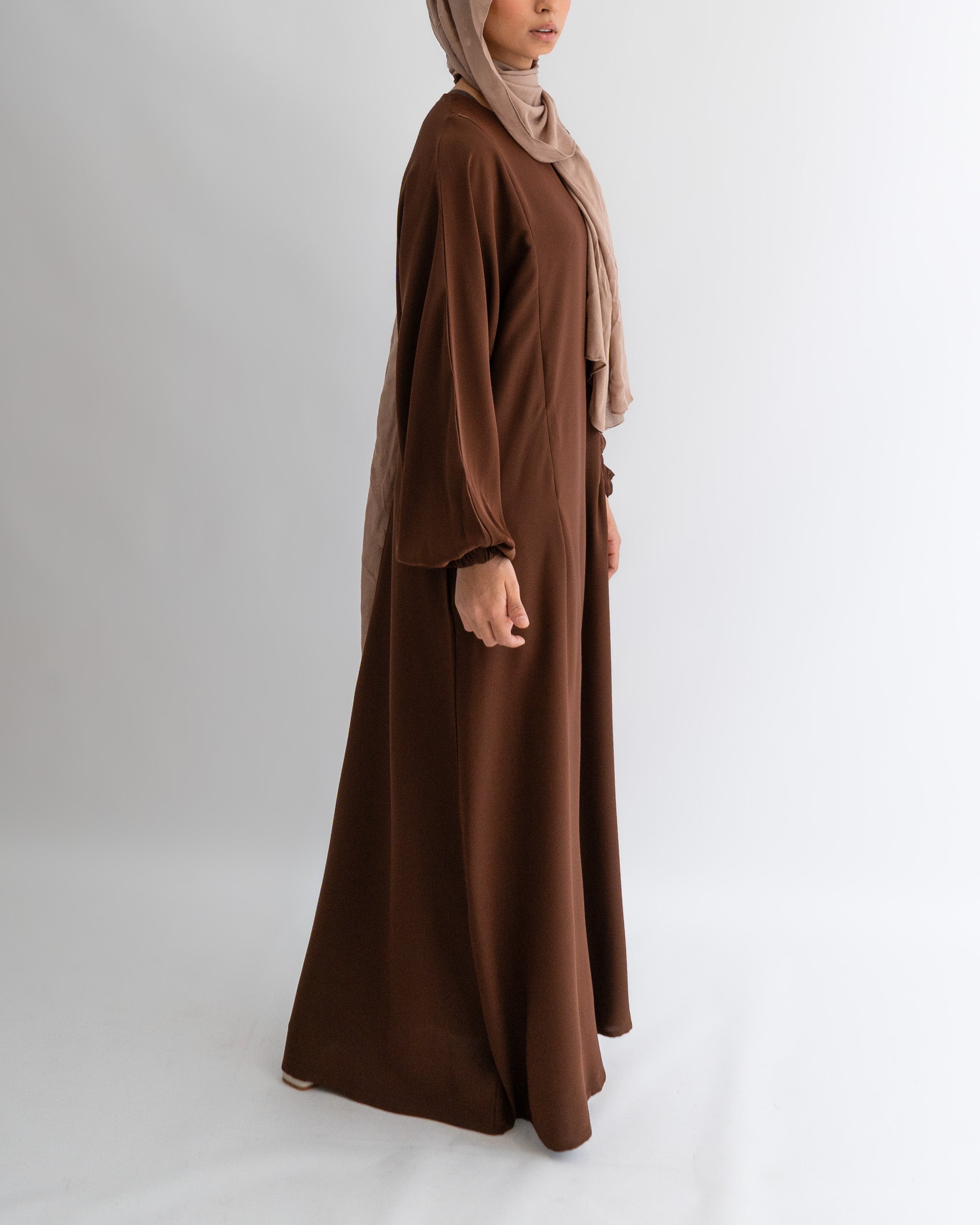 Breastfeeding Abaya - Coffee