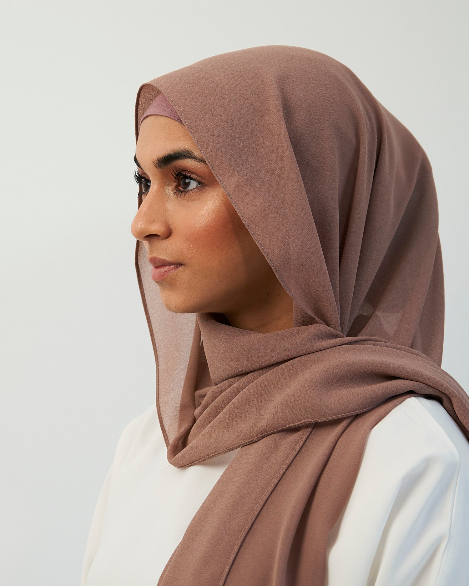 Chiffon Hijab Set - Nude Scarves Fajr Noor