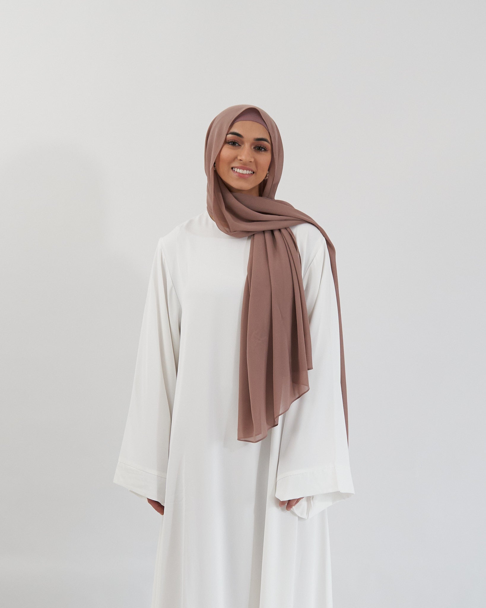 Chiffon Hijab Set - Nude Scarves Fajr Noor