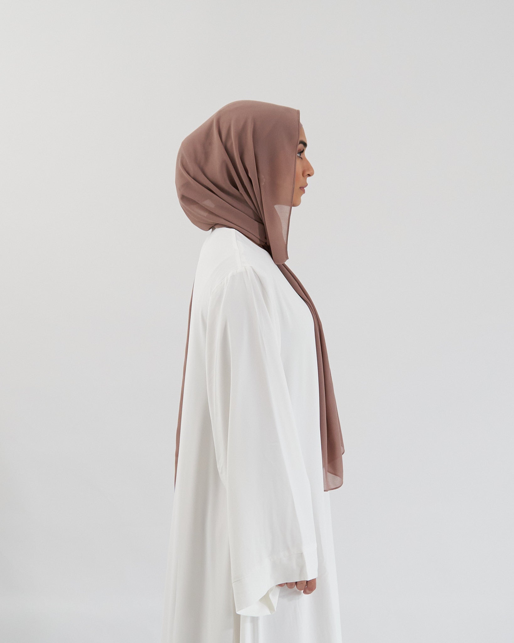 Chiffon Hijab Set - Nude Scarves Fajr Noor