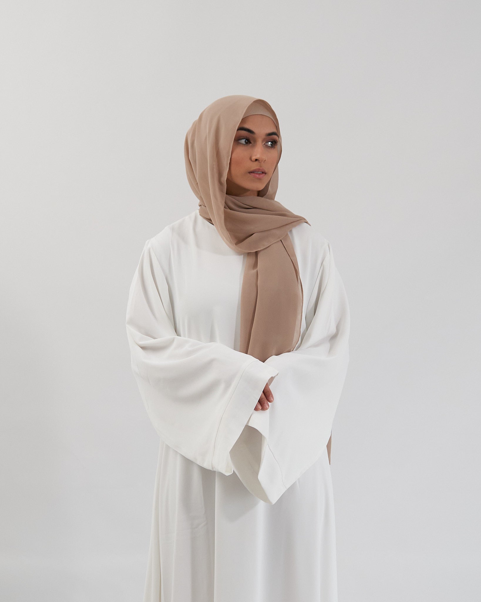 Chiffon Hijab Set - Neutral Scarves Fajr Noor