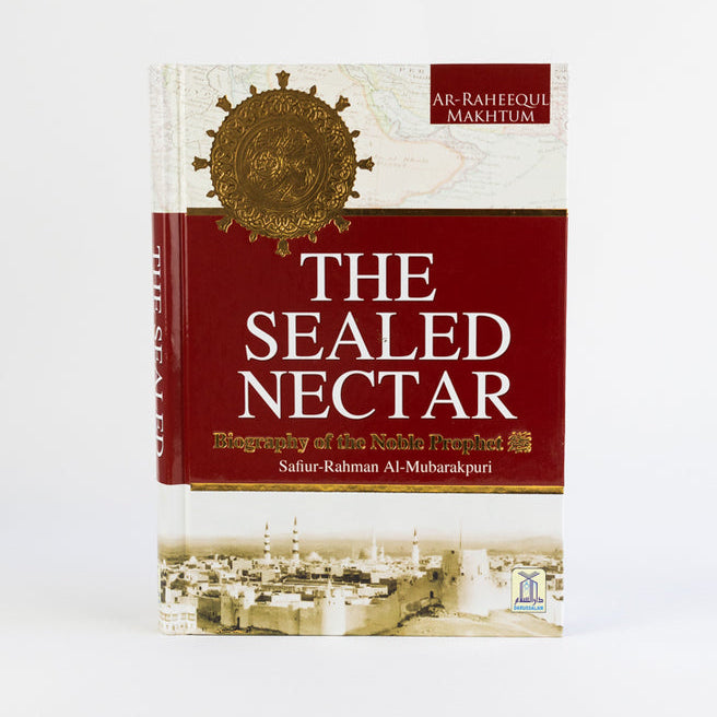 Book titled 'The Sealed Nectar' on a white background