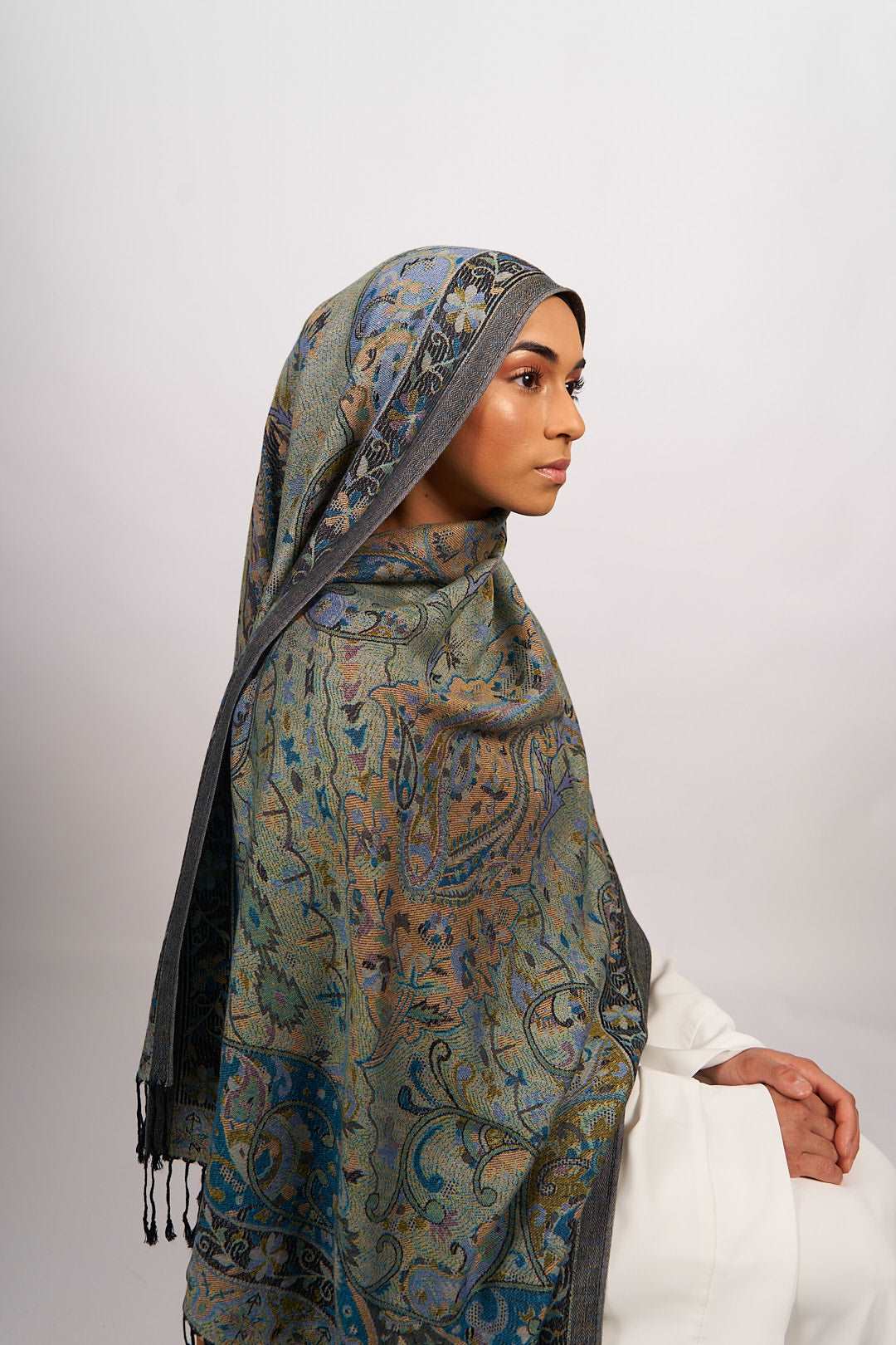 Pashmina Hijab - Black - Scarves - Fajr Noor