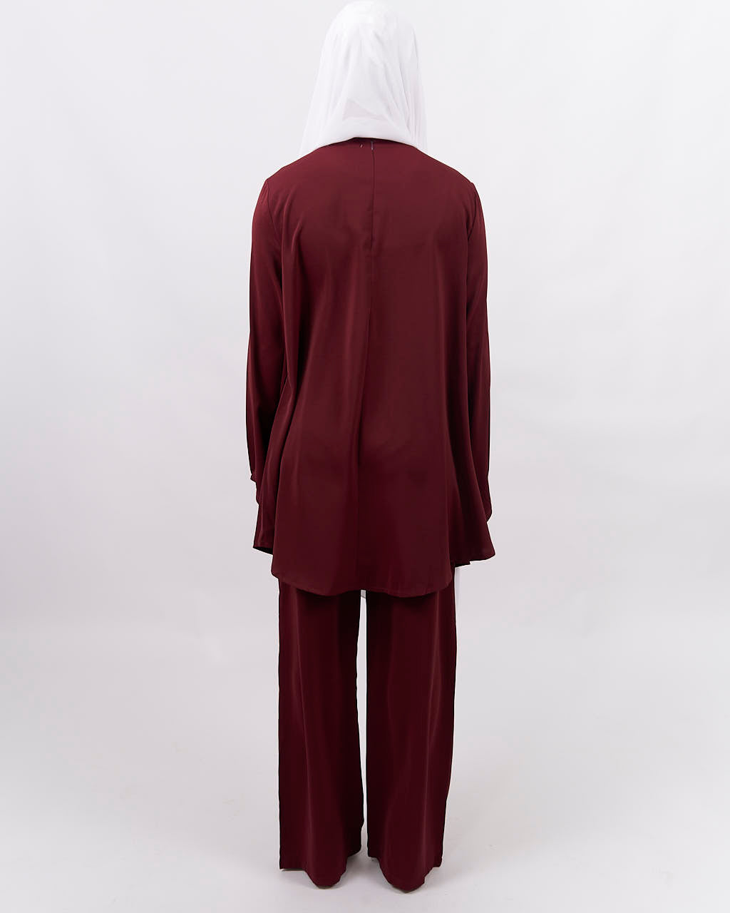 Sarah Set - Maroon Dress Set Fajr Noor