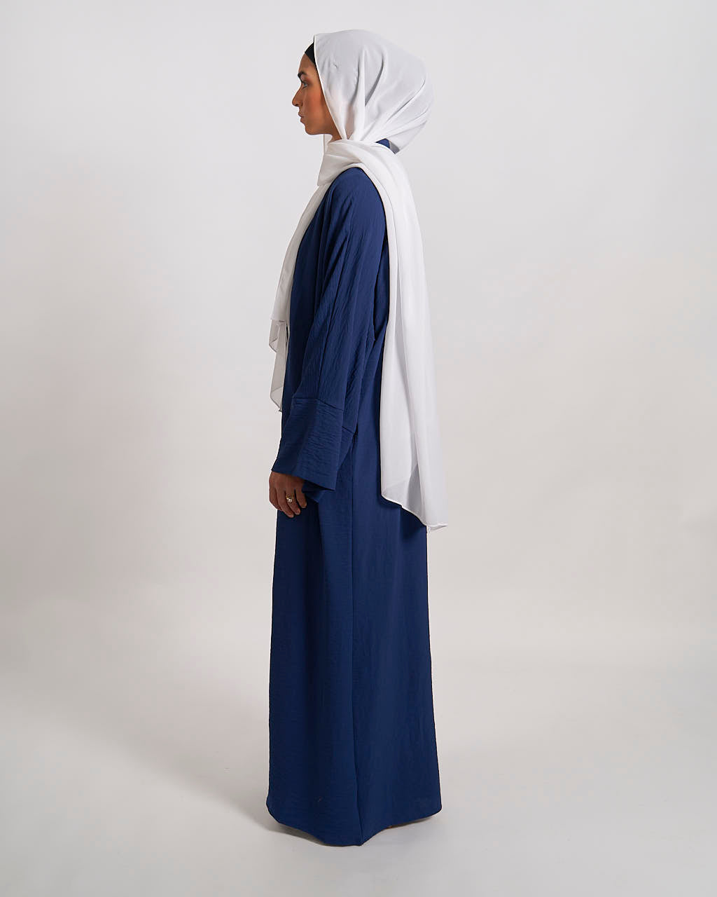 3 Piece Abaya Set - Navy