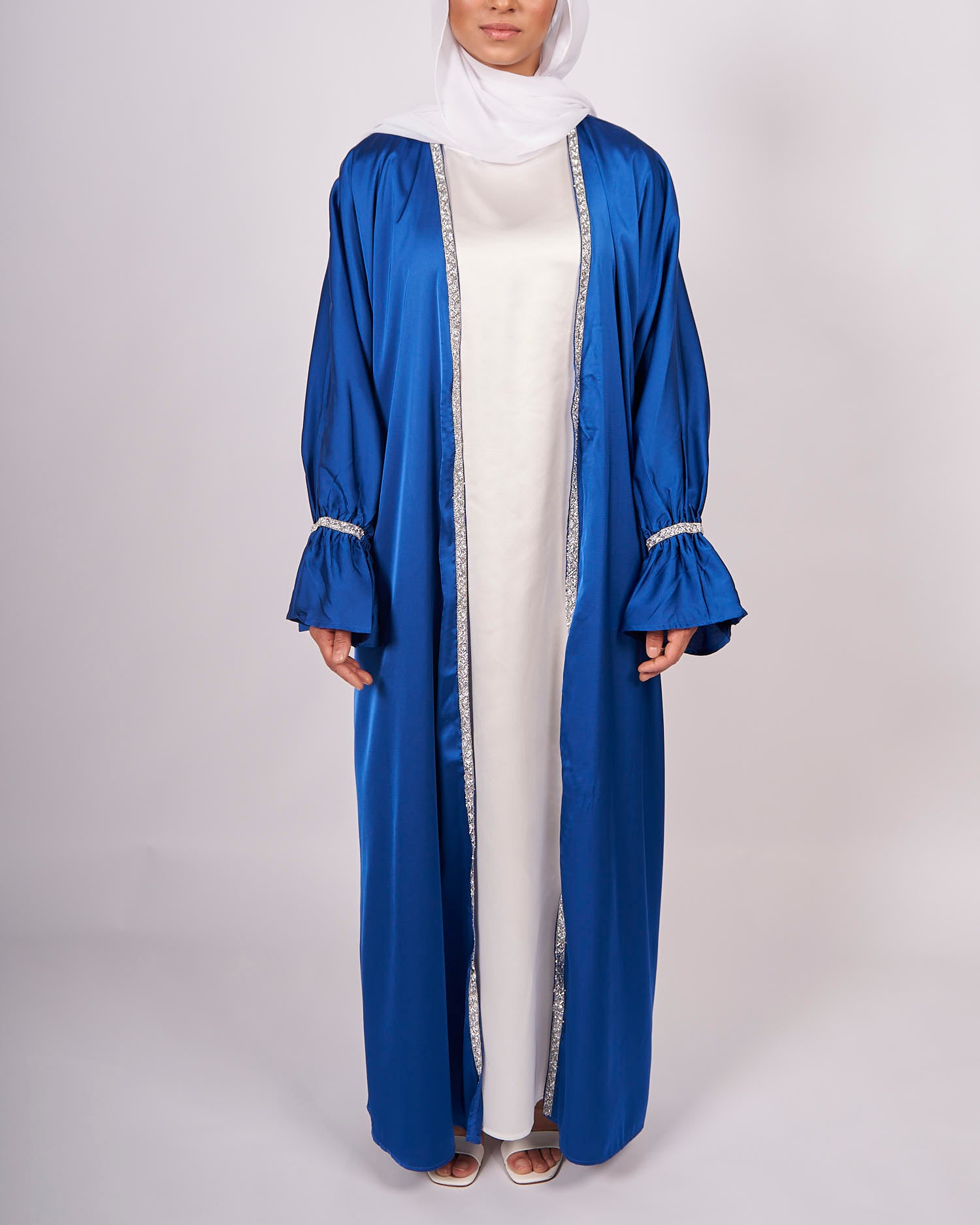 Royal blue hot sale abaya