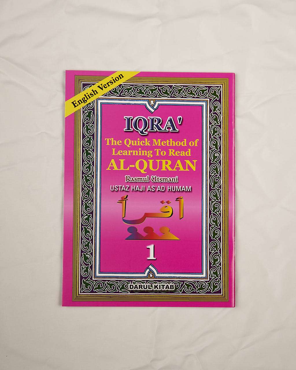 IQRA Quick Method of Learning to Read Quran - Set of 6 Islamic Book Fajr Noor