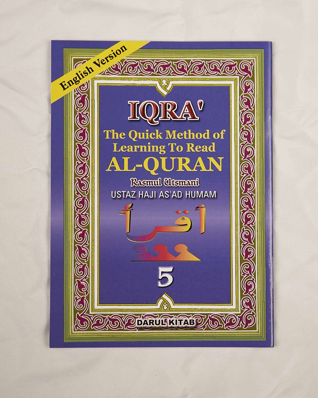 IQRA Quick Method of Learning to Read Quran - Set of 6 Islamic Book Fajr Noor