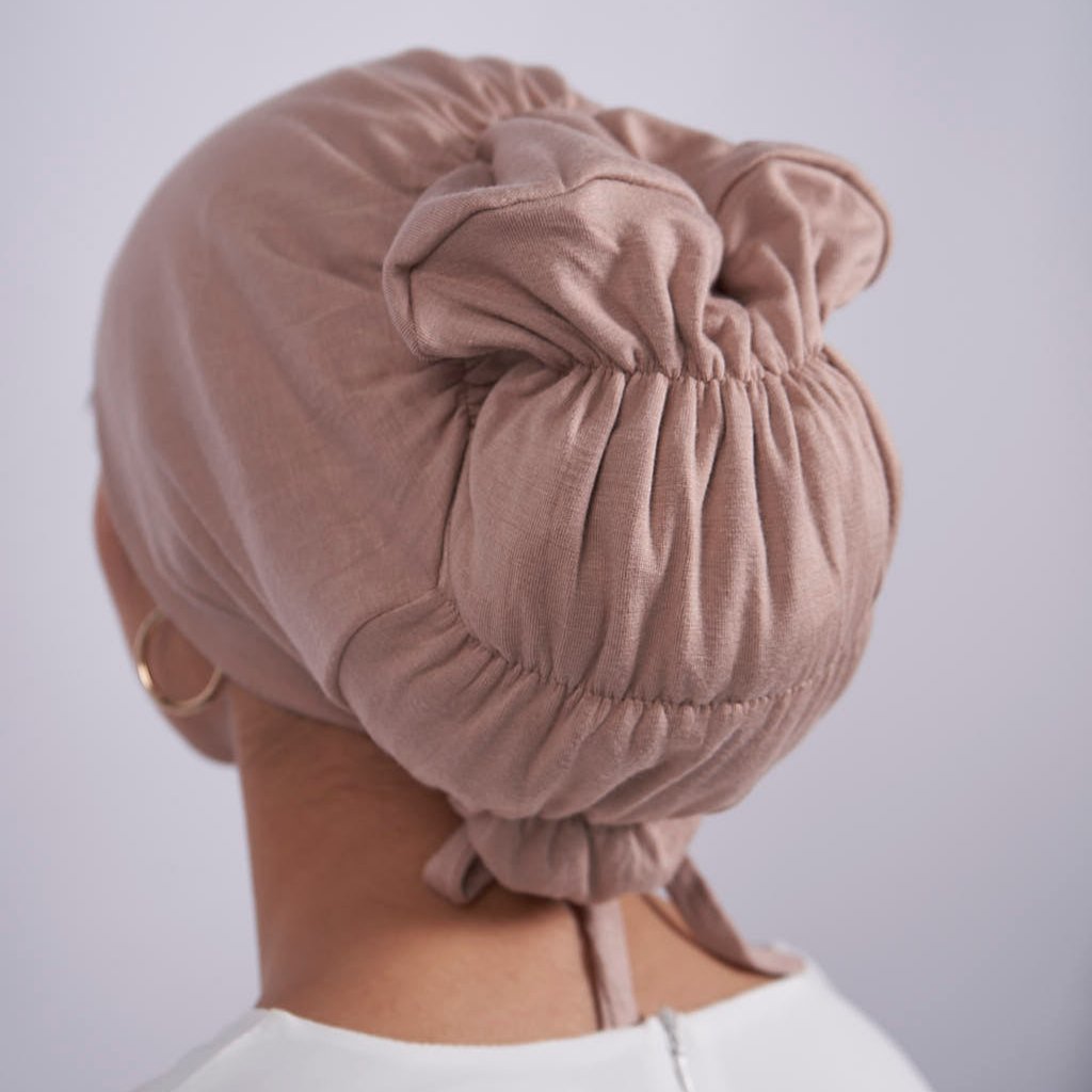 Elastic Silk Hijab Cap - Nude Hijab Cap Fajr Noor