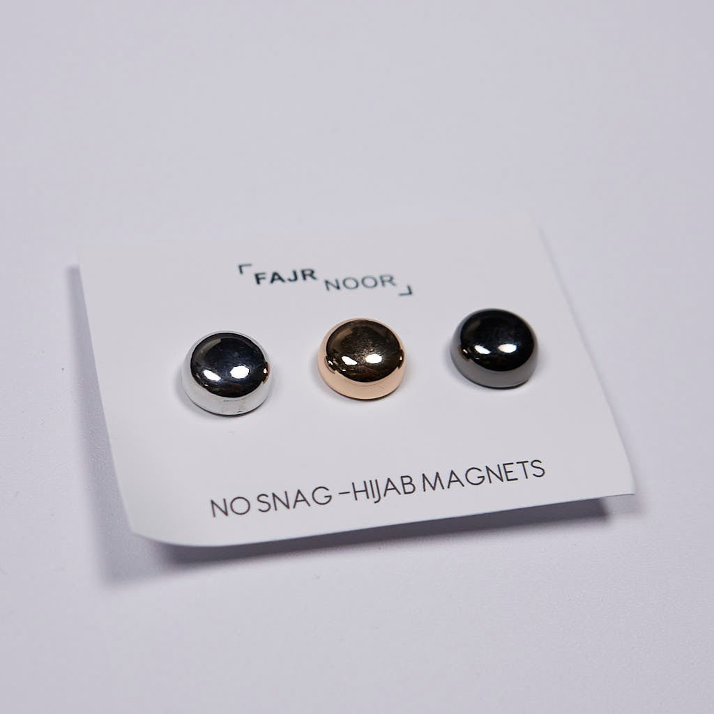 Hijab Magnets Glossy - 3 pack Hijab Magnet Fajr Noor