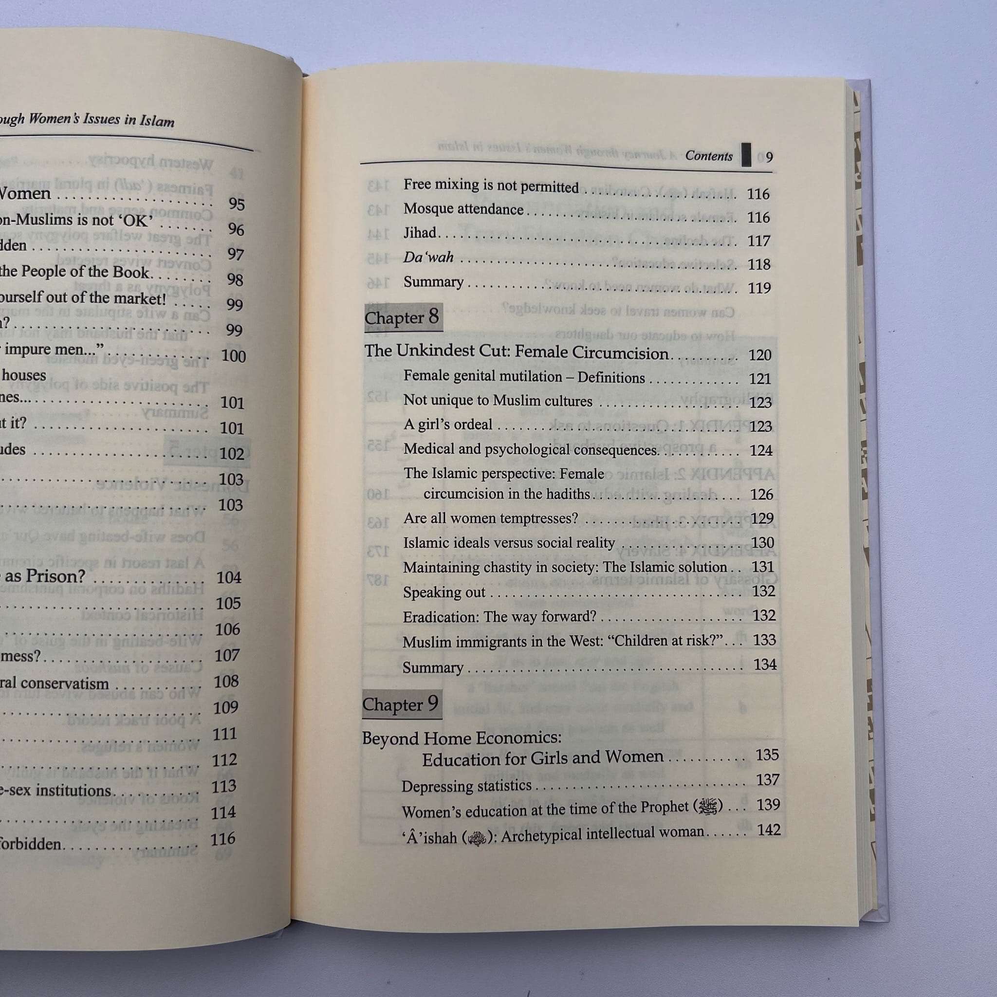 Bent Rib Islamic Book Fajr Noor