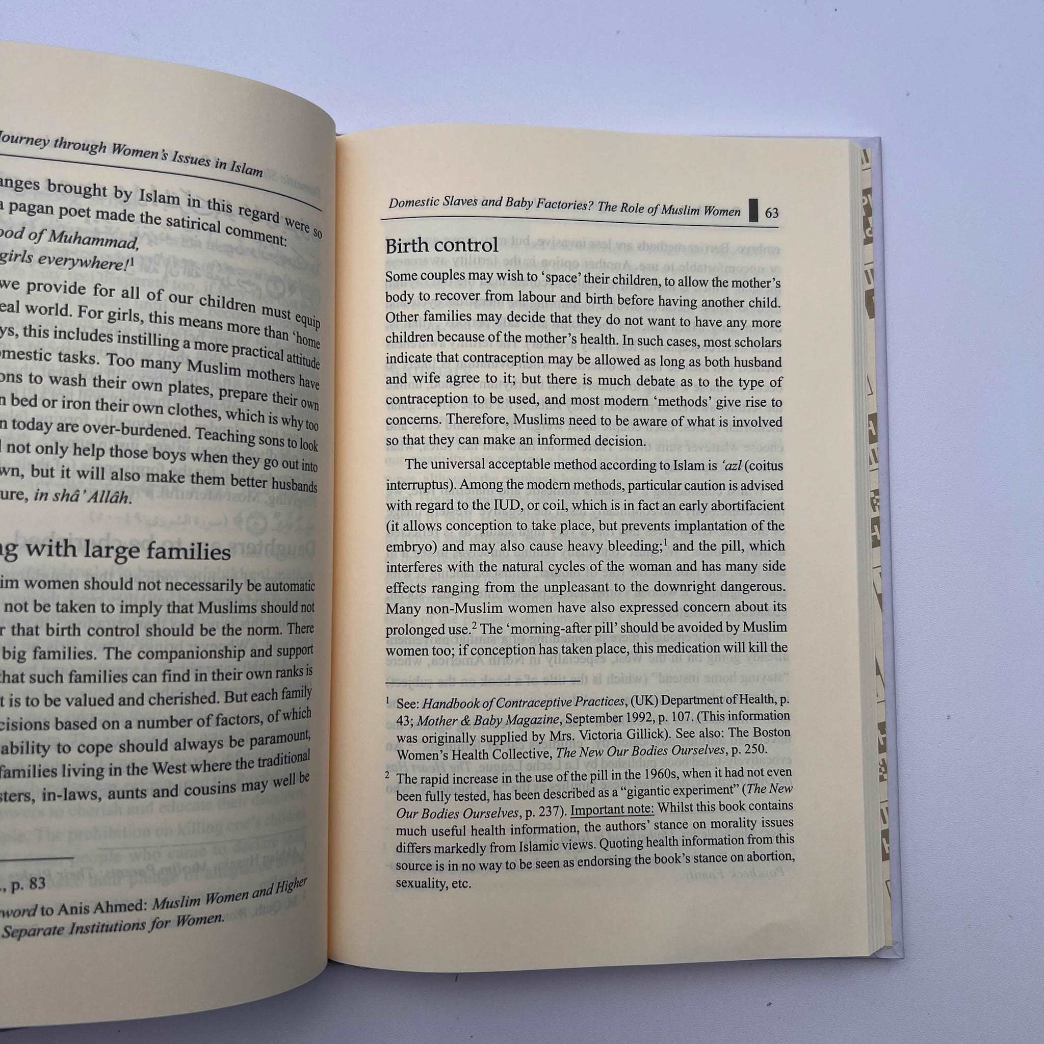 Bent Rib Islamic Book Fajr Noor