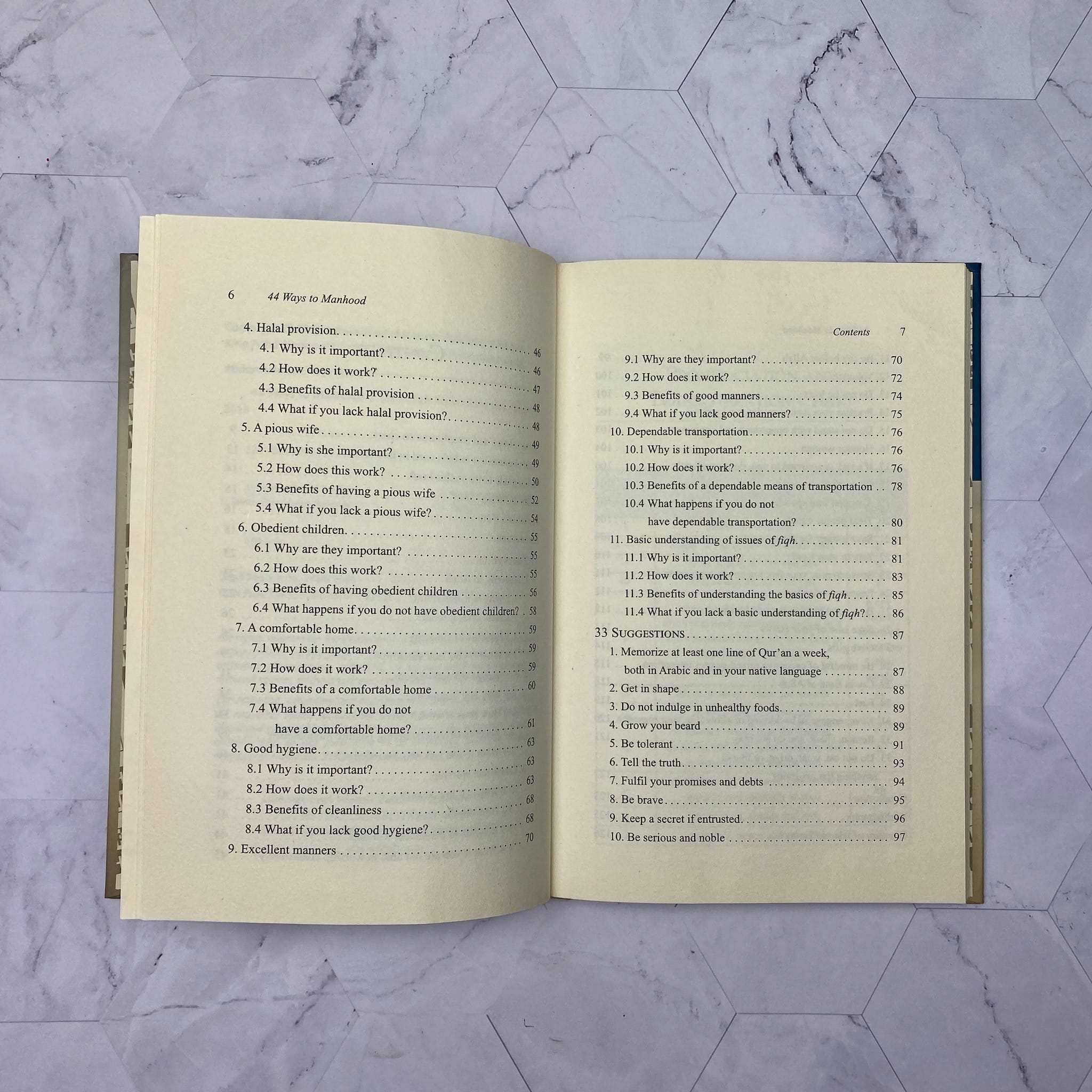 44 Ways to Manhood Islamic Book Fajr Noor
