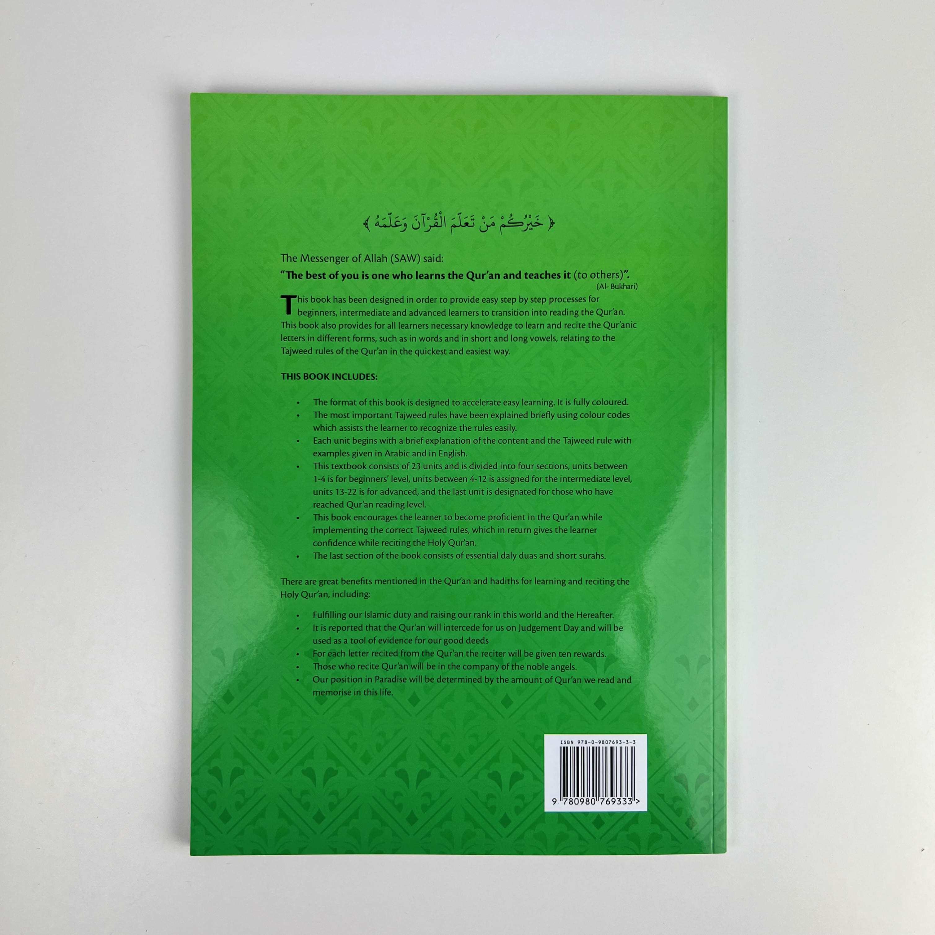 A Guide to Learn How to Read The Quran Islamic Book Fajr Noor
