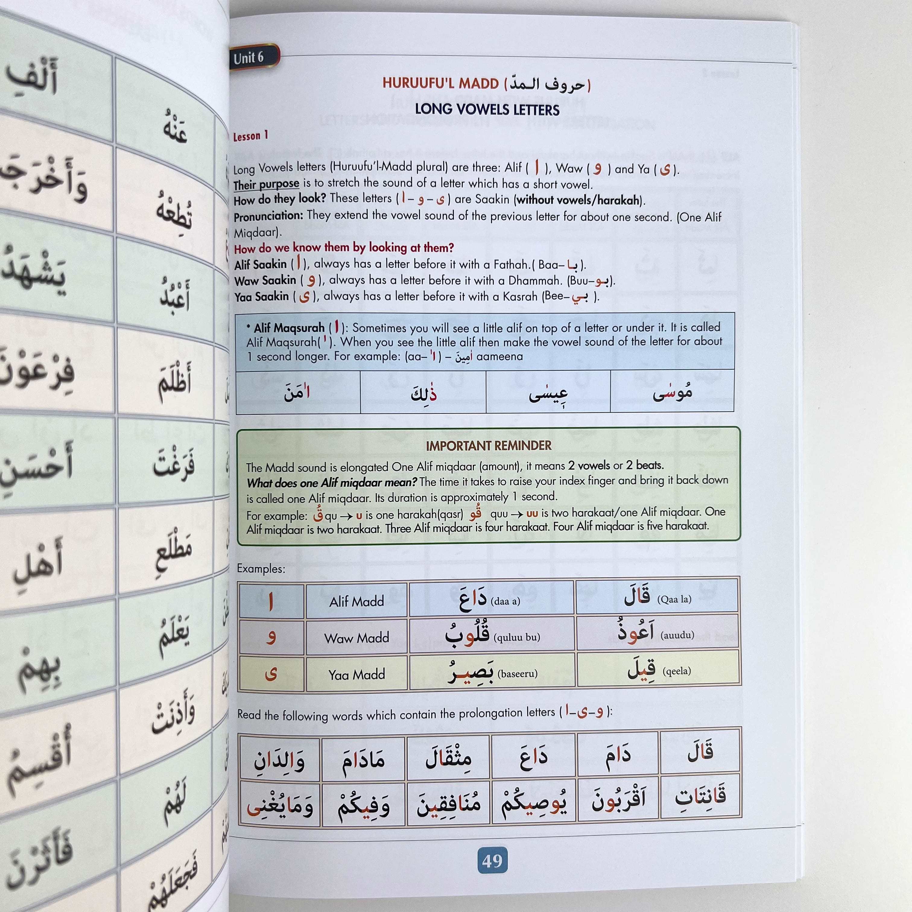 A Guide to Learn How to Read The Quran Islamic Book Fajr Noor