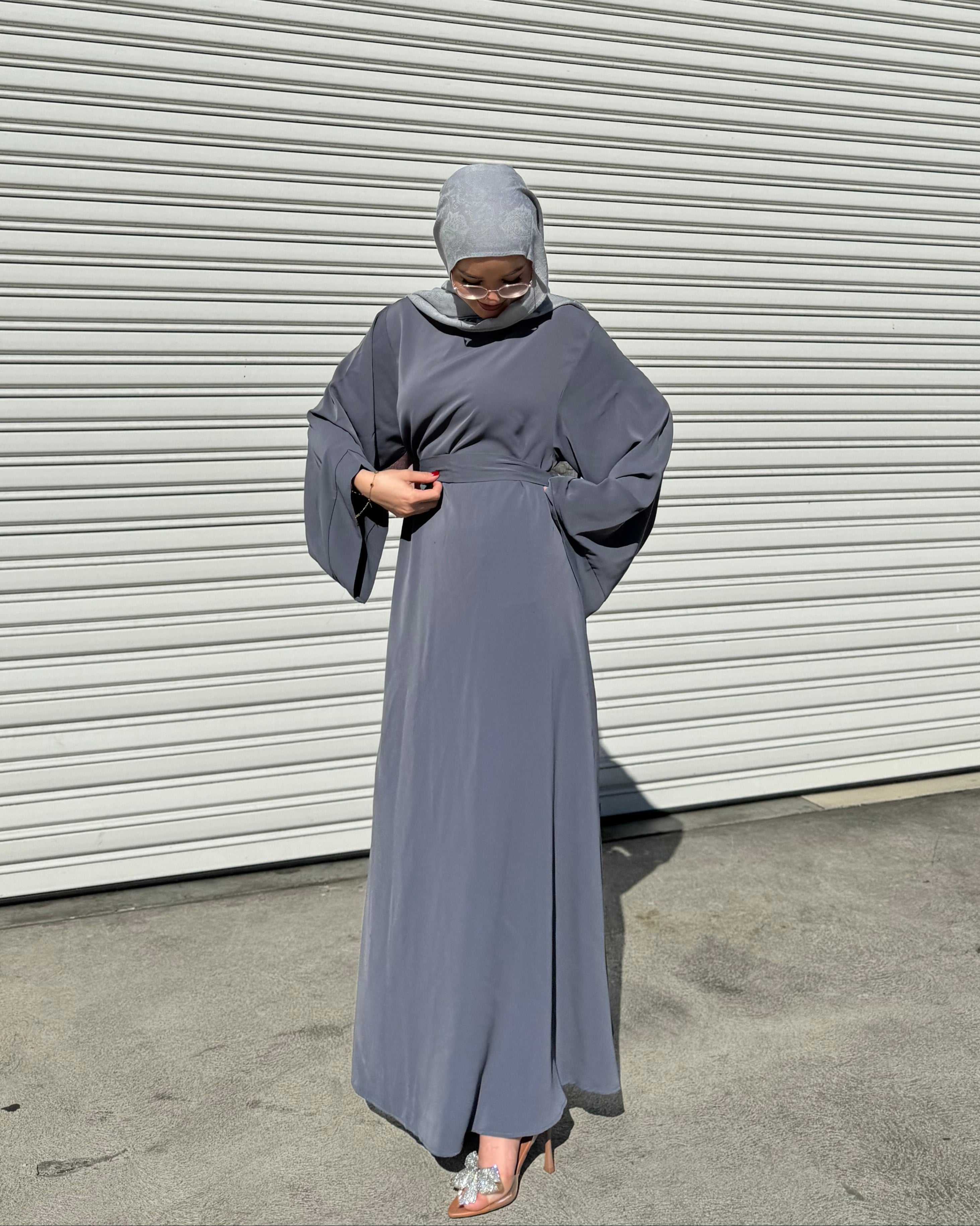 Khatijah Abaya - Charcoal