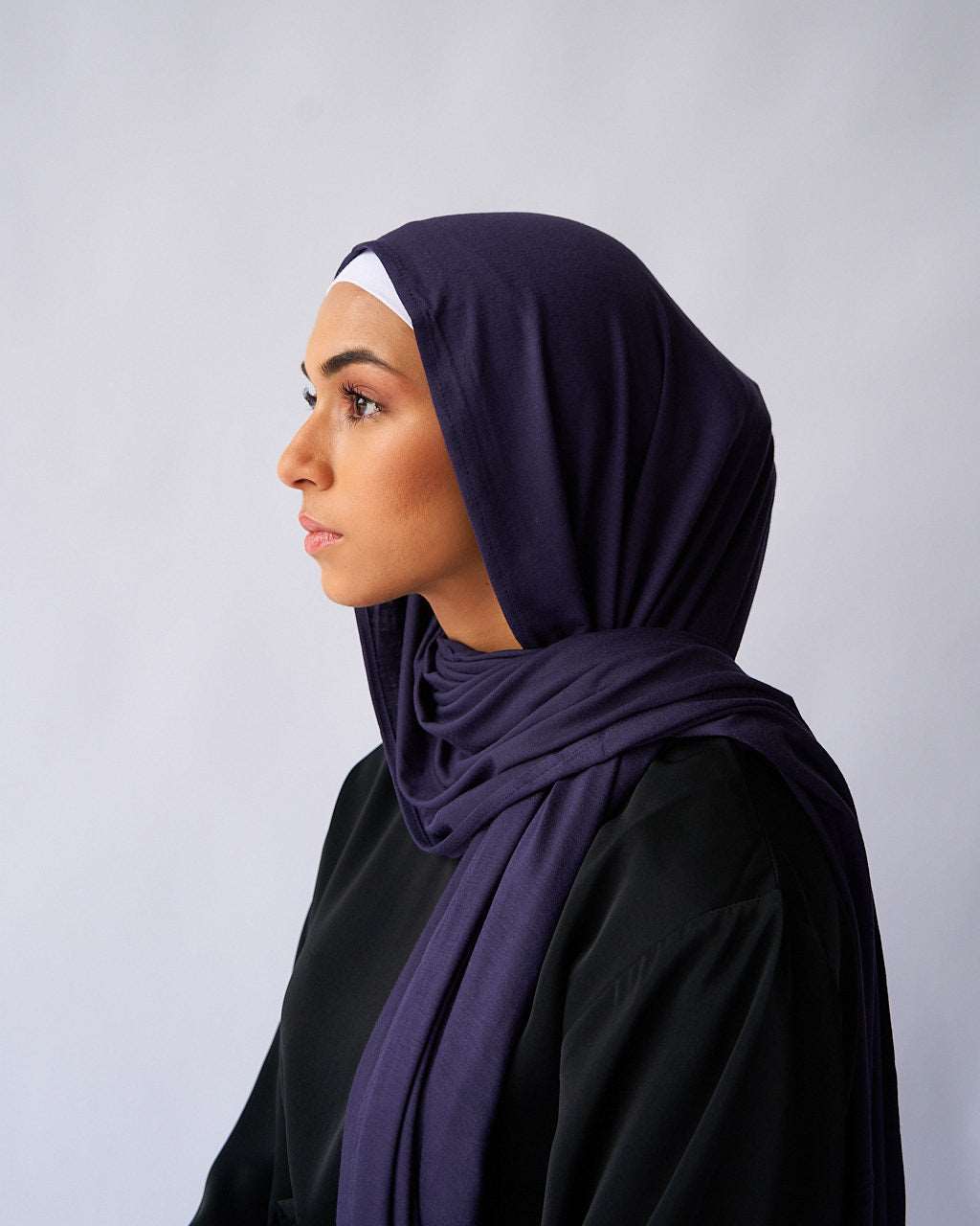 Jersey Hijab - Navy - Scarves - Fajr Noor