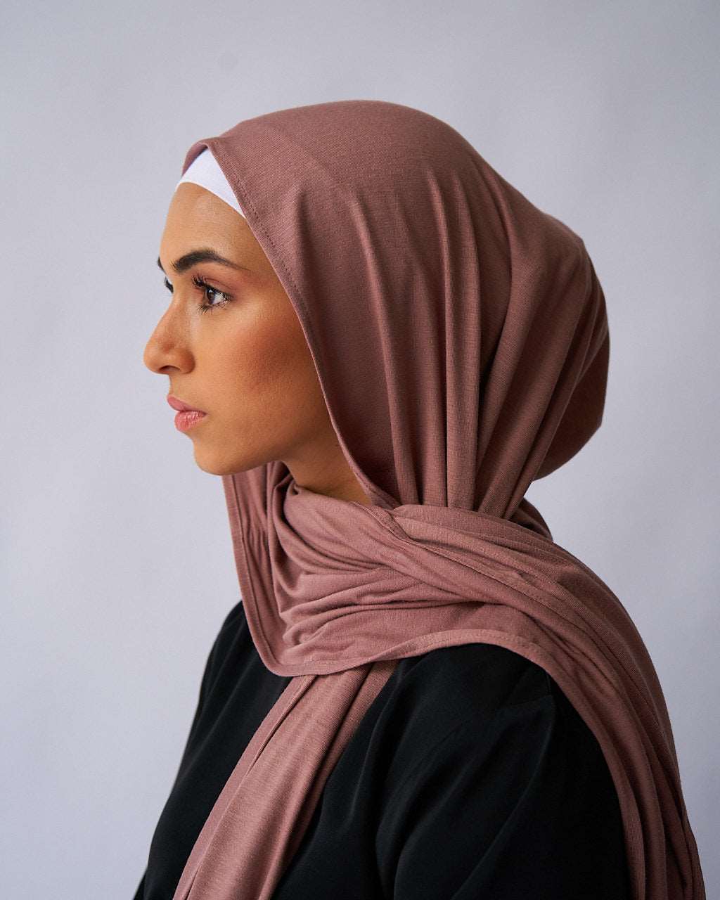 Jersey Hijab - Mocha - Scarves - Fajr Noor