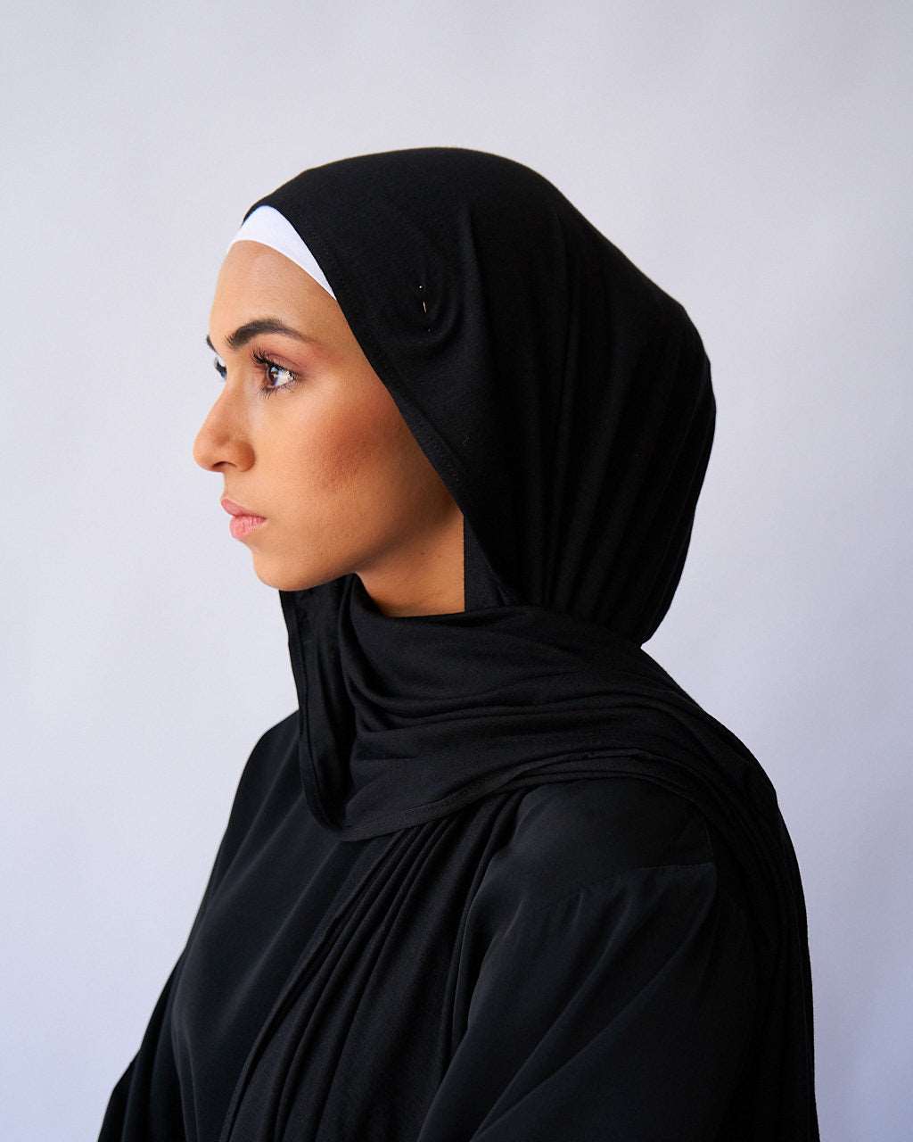 Jersey Hijab - Black - Scarves - Fajr Noor