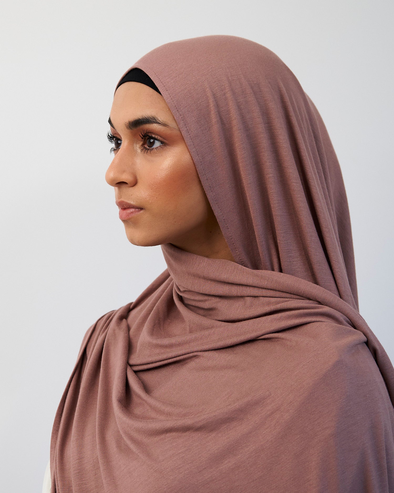 Premium Jersey Hijab - Mocha Scarves Fajr Noor