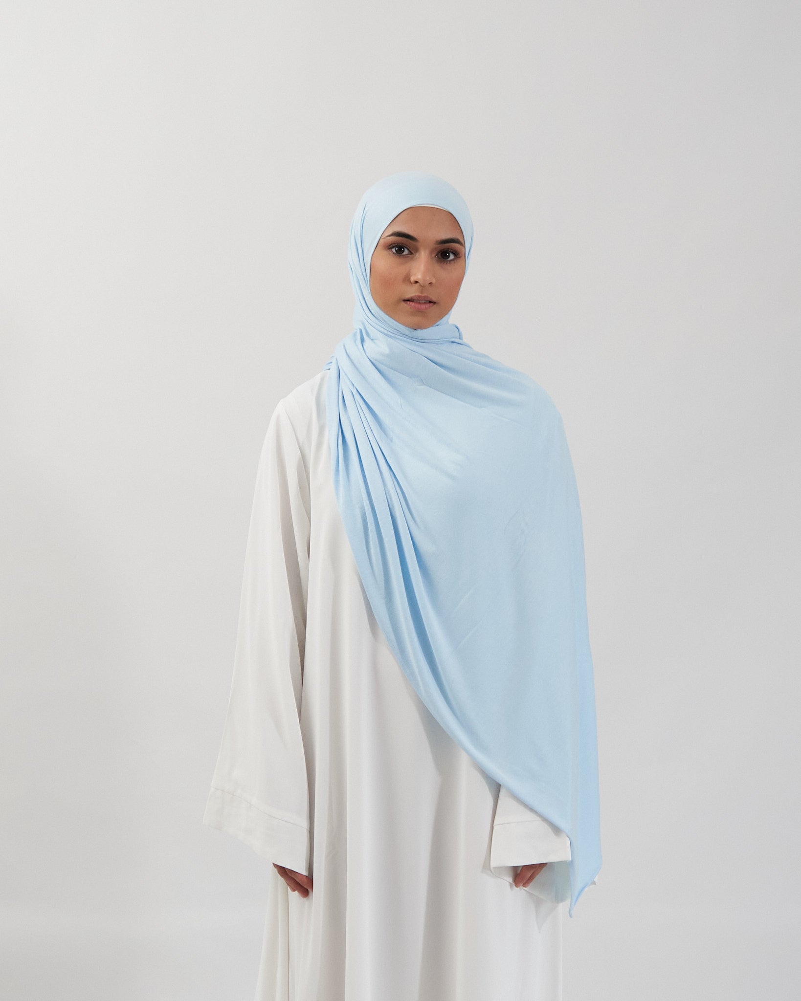 Premium Jersey Hijab - Sky Blue Scarves Fajr Noor