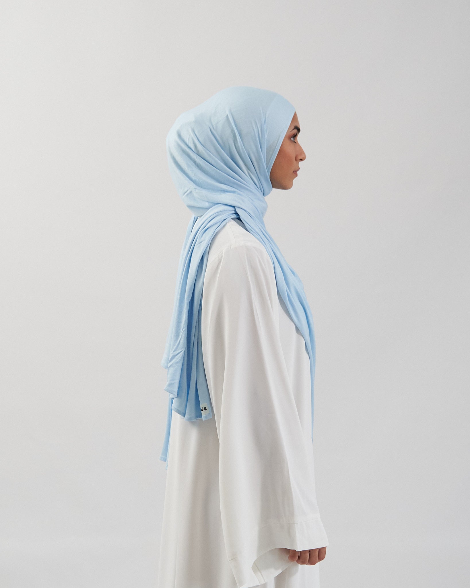 Premium Jersey Hijab - Sky Blue Scarves Fajr Noor
