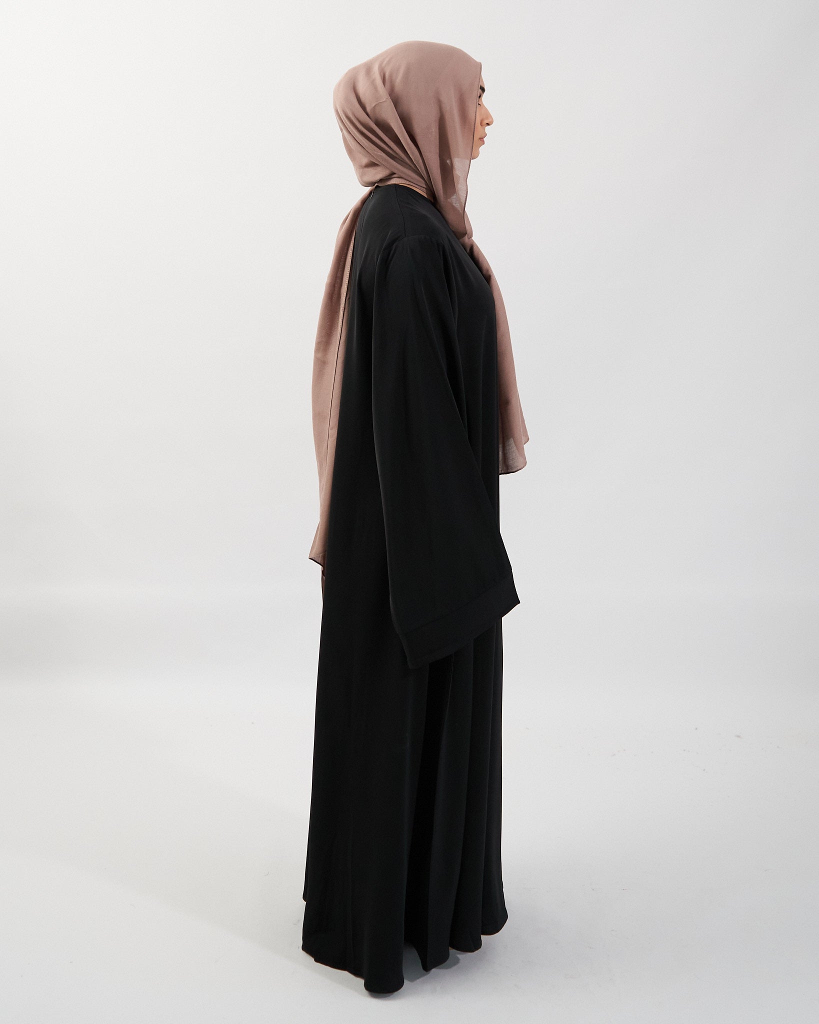 Khatijah Abaya - Black Closed Abaya Fajr Noor