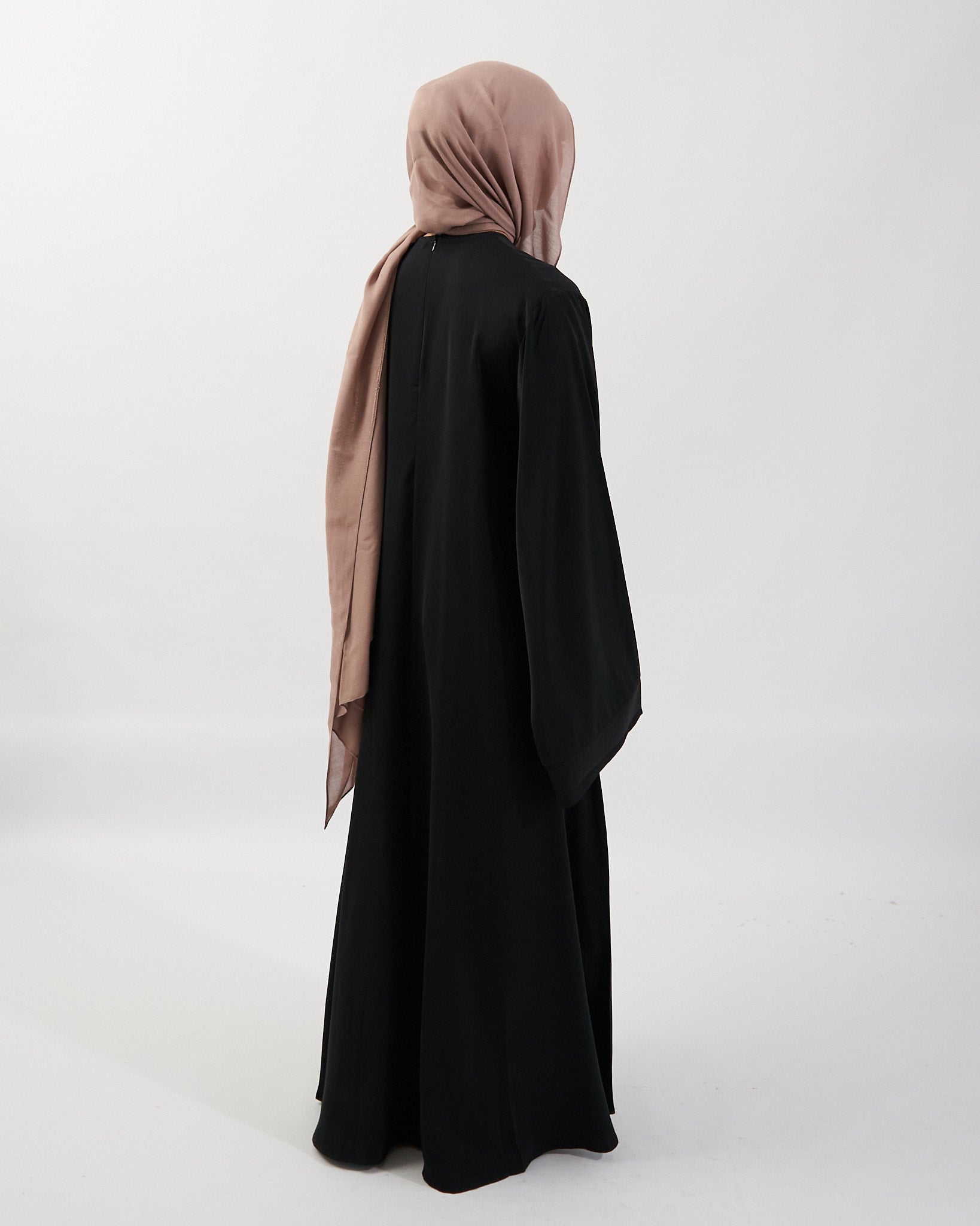 Khatijah Abaya - Black Closed Abaya Fajr Noor