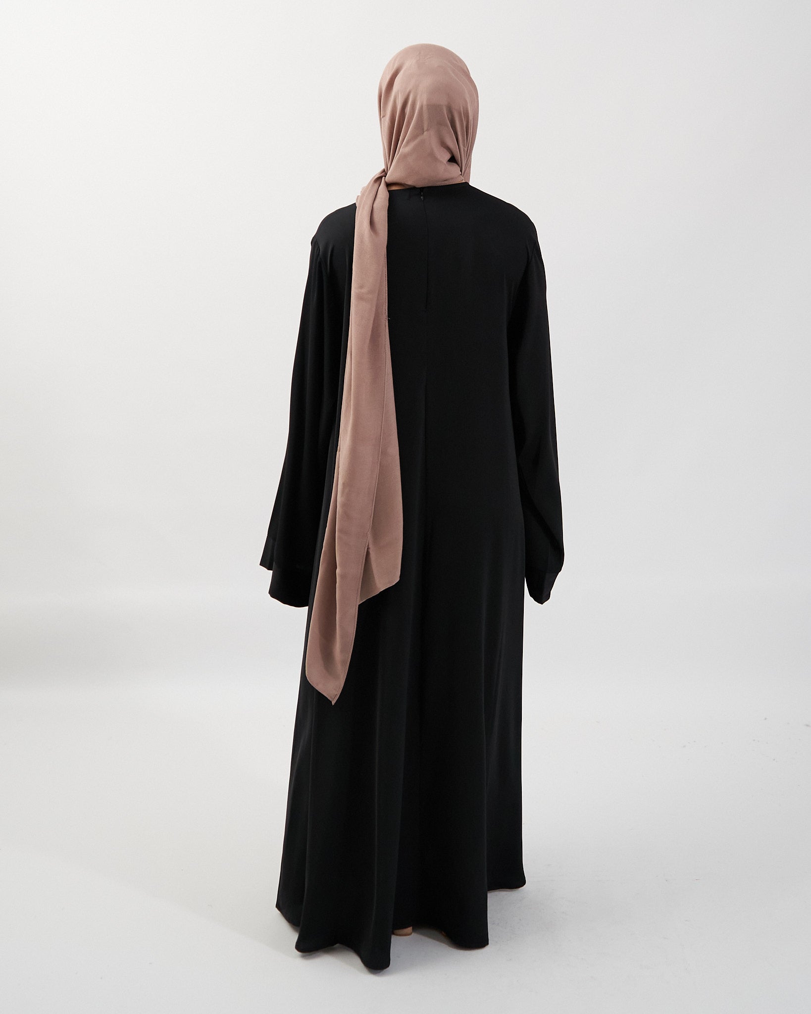 Khatijah Abaya - Black Closed Abaya Fajr Noor
