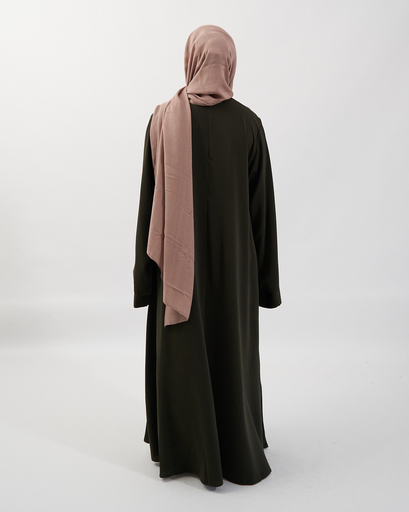 Khatijah Abaya - Khaki Closed Abaya Fajr Noor