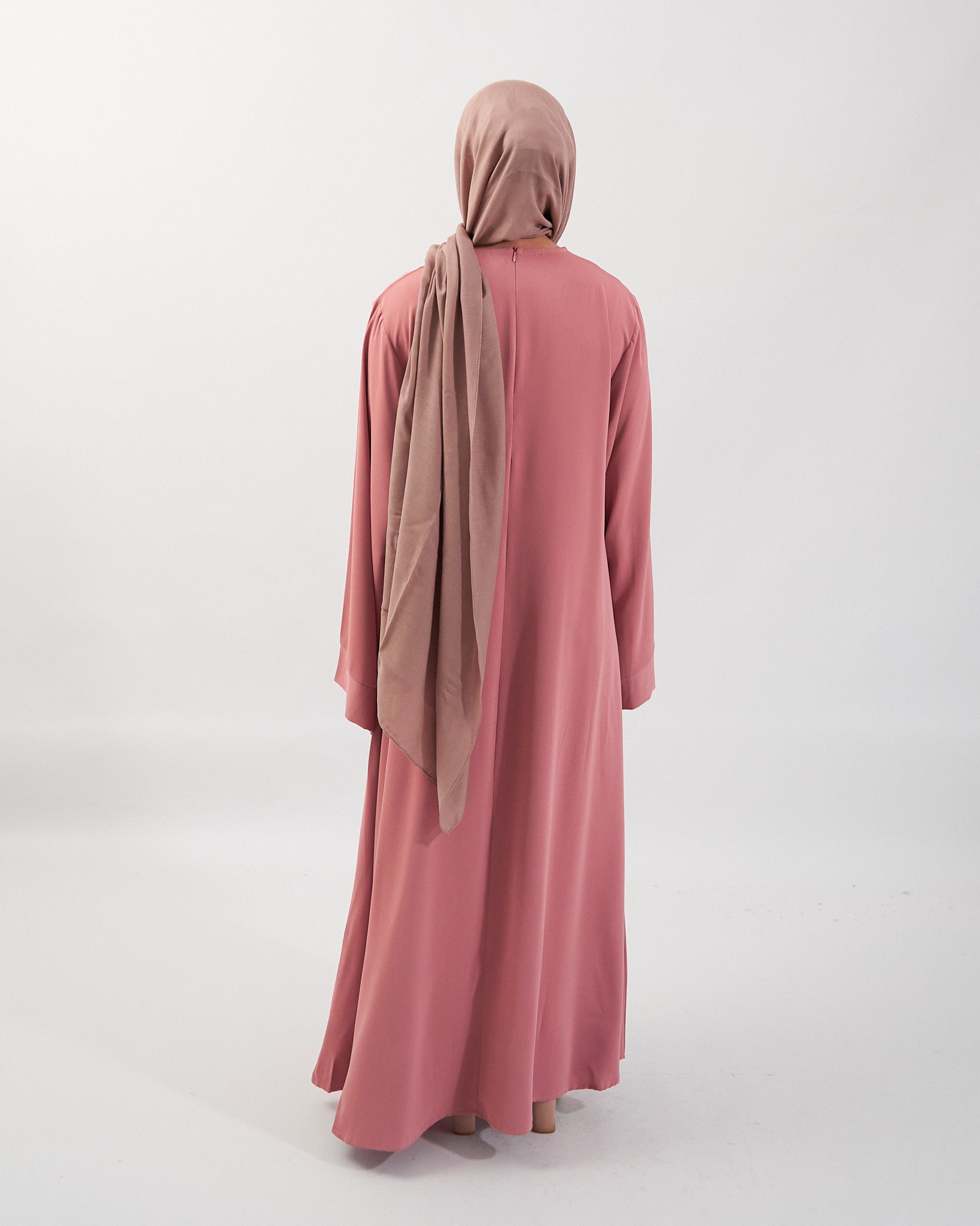 Khatijah Abaya - Pink Closed Abaya Fajr Noor