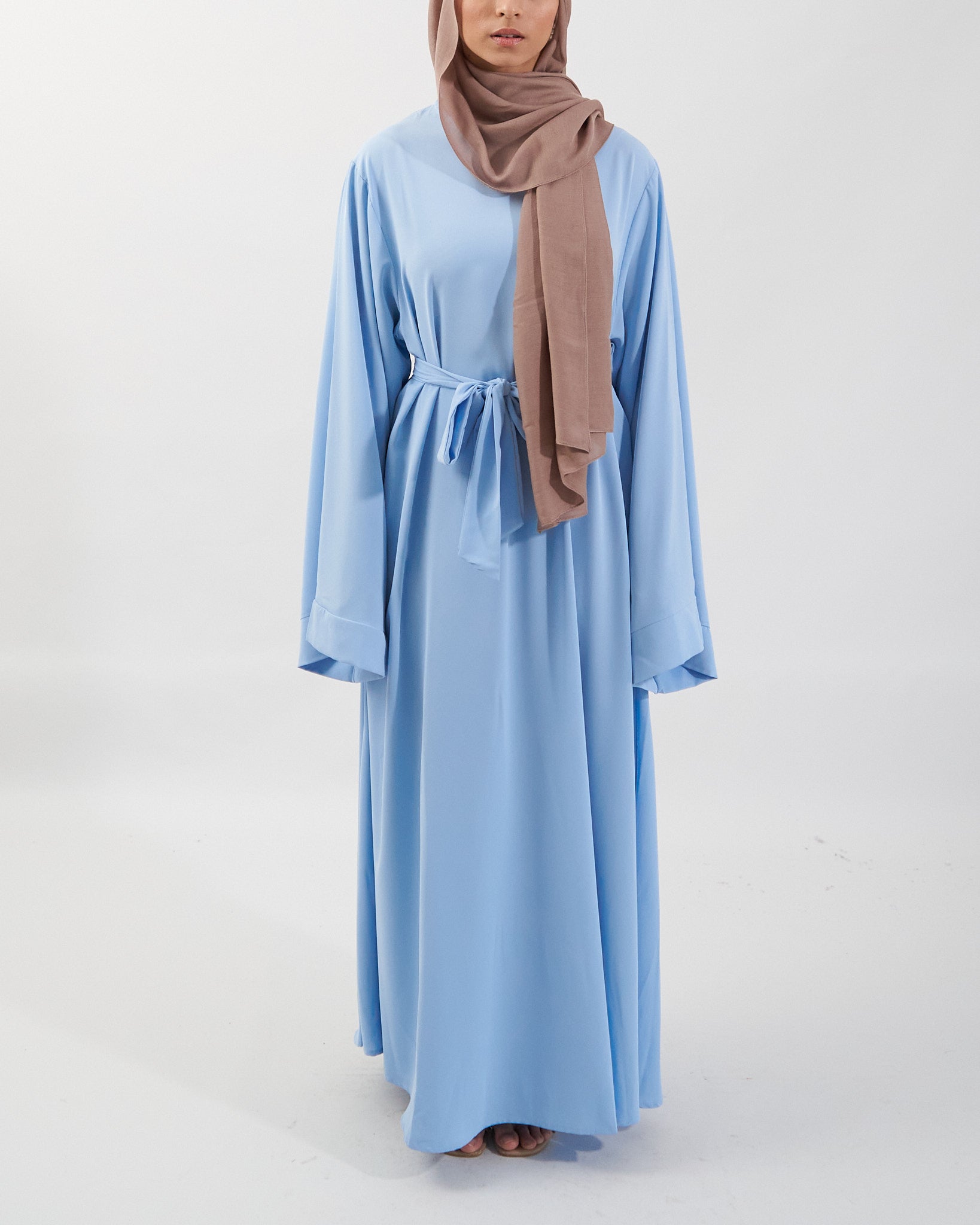 Khatijah Abaya - Sky Blue Closed Abaya Fajr Noor S