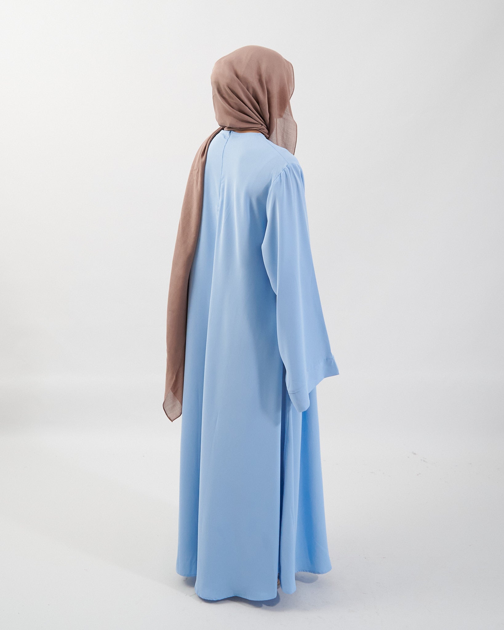 Khatijah Abaya - Sky Blue Closed Abaya Fajr Noor