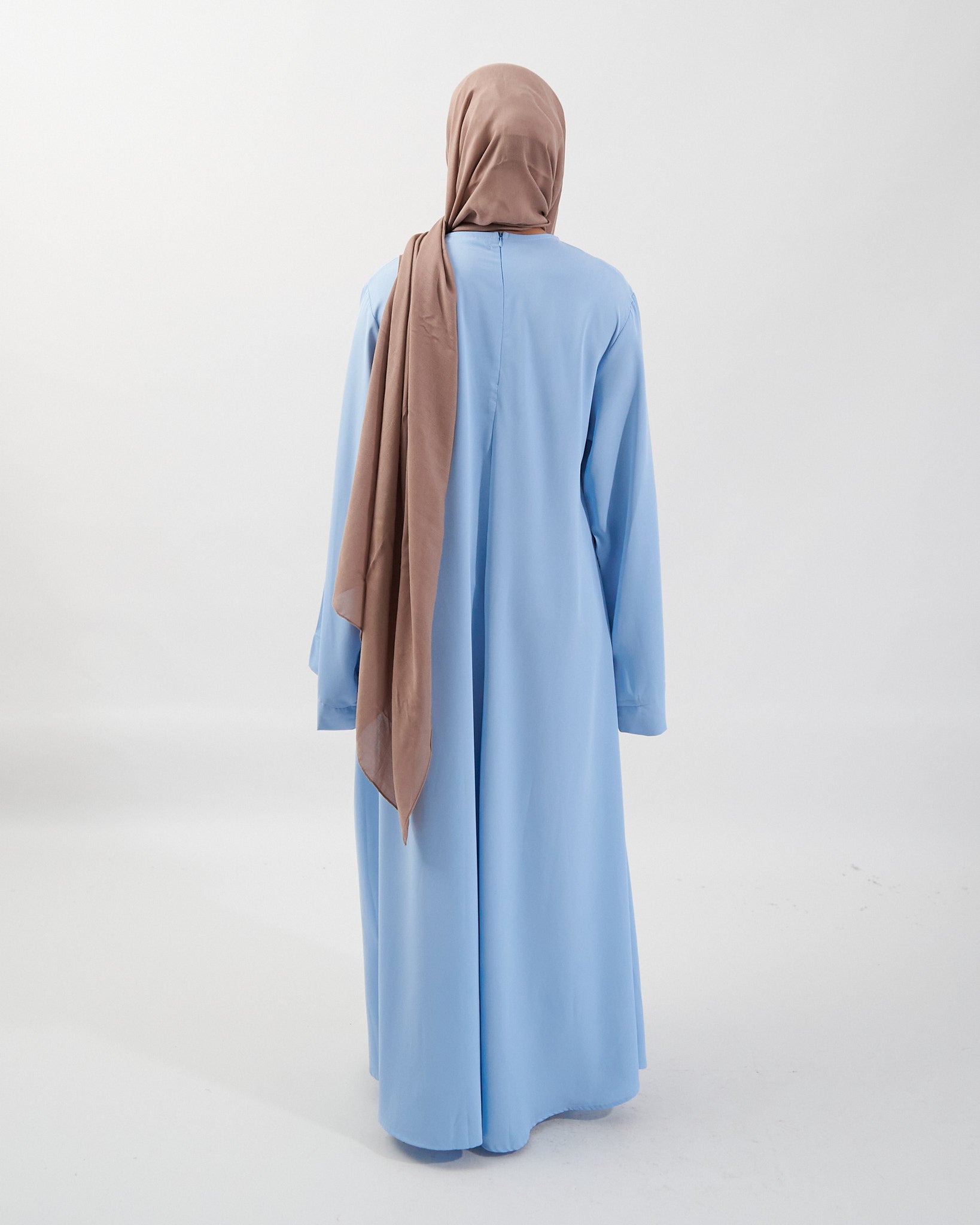 Khatijah Abaya - Sky Blue Closed Abaya Fajr Noor